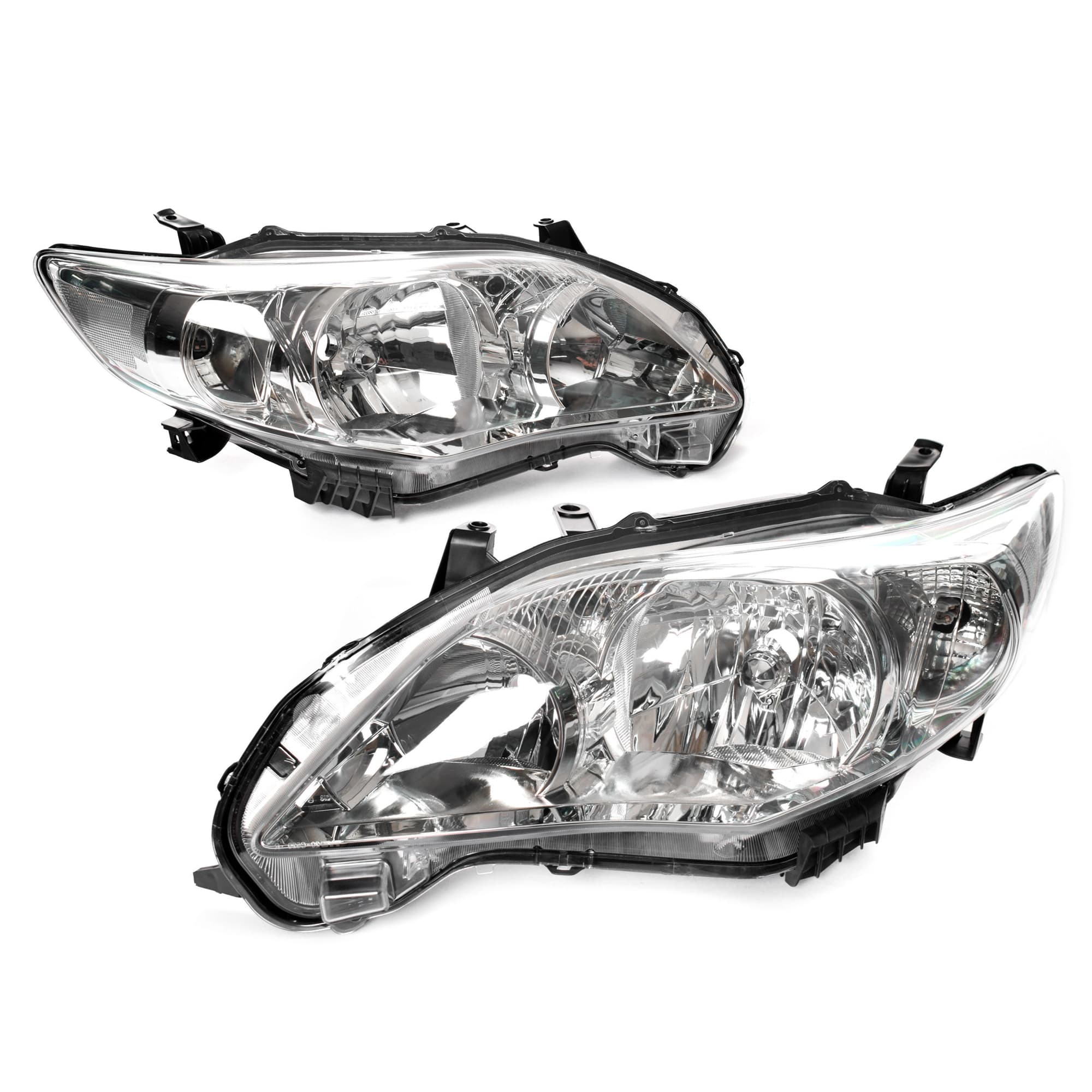TYC Pair LH+RH Head Light Lamp For Toyota Corolla ZRE152 Sedan 10~13 *Emark