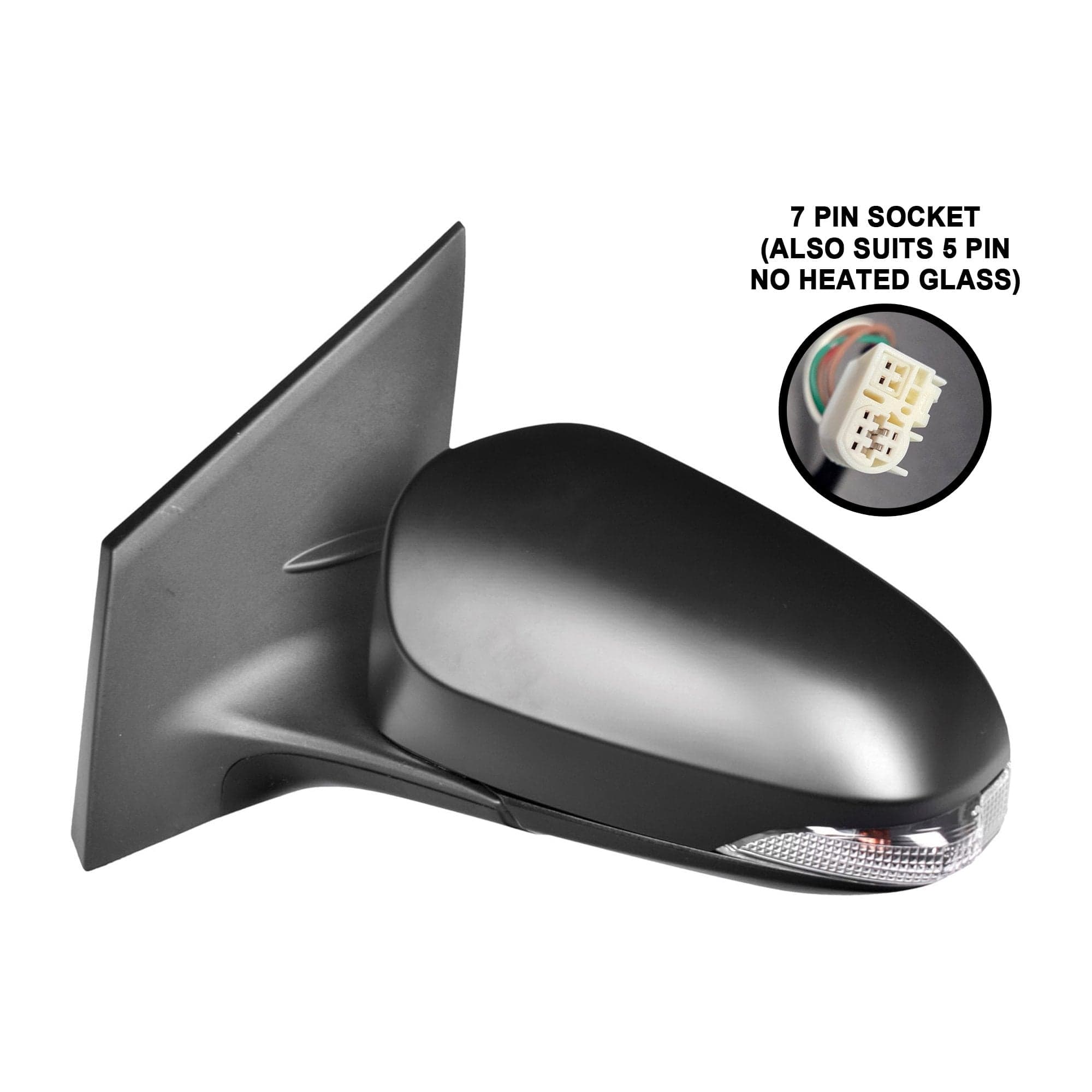 TYC LH Left Door Mirror 7Pin For Toyota Corolla ZRE182 Hatch 12~18 *Emark