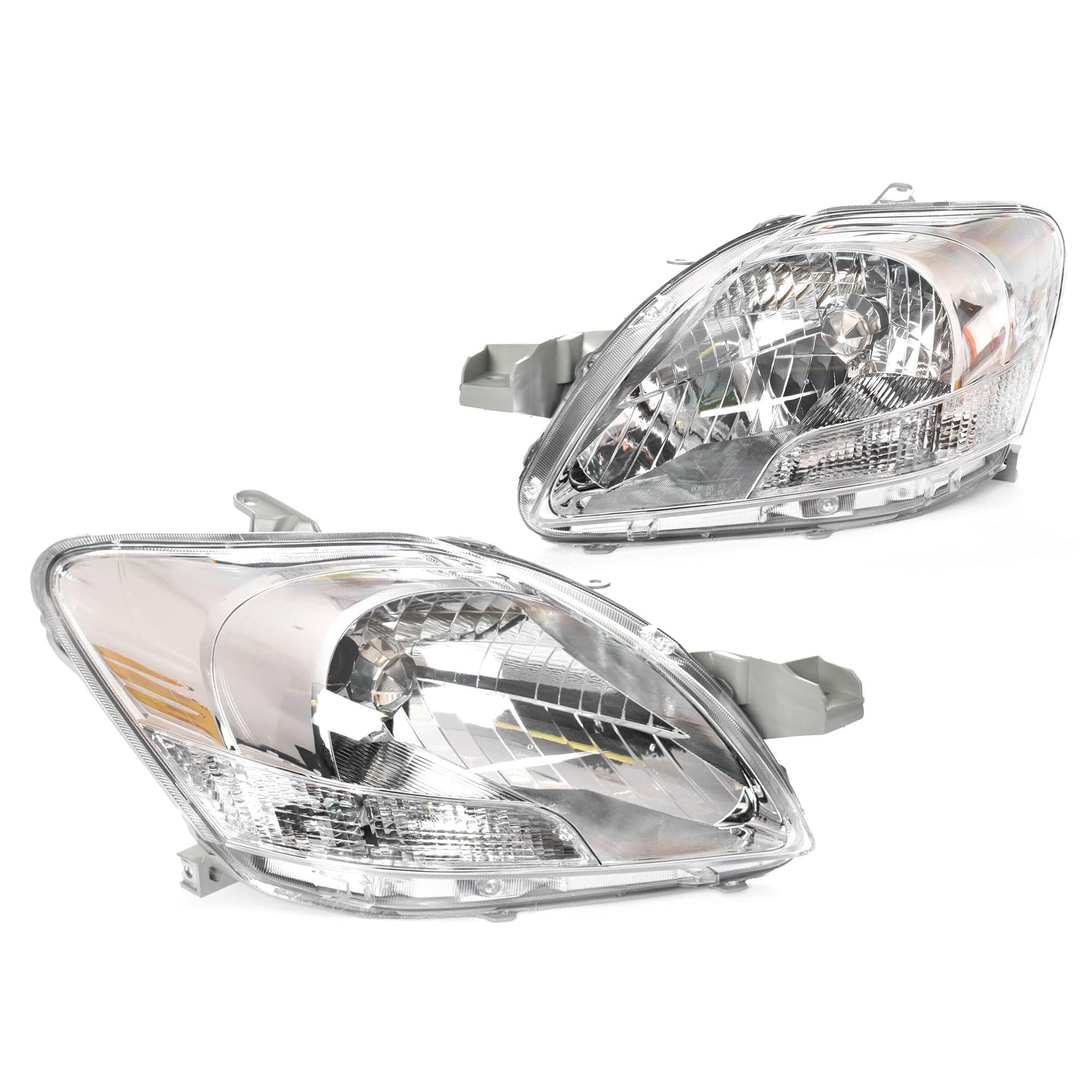 TYC Pair LH+RH Head Light Lamp For Toyota Yaris Sedan NCP93 2006~2016 *Emark