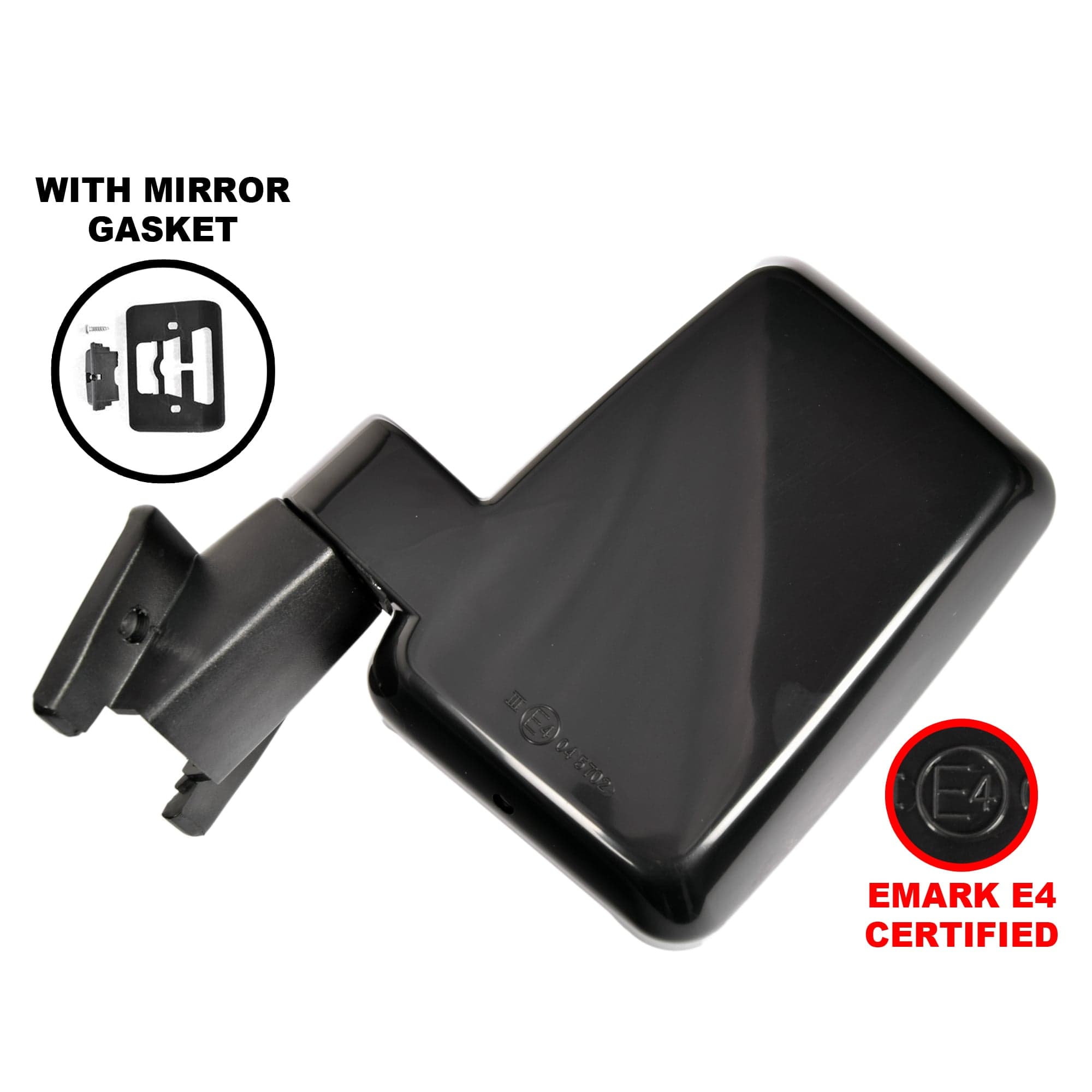 TYC LH Left Door Mirror Black For Toyota Landcruiser 60 Series 80~90 *Emark