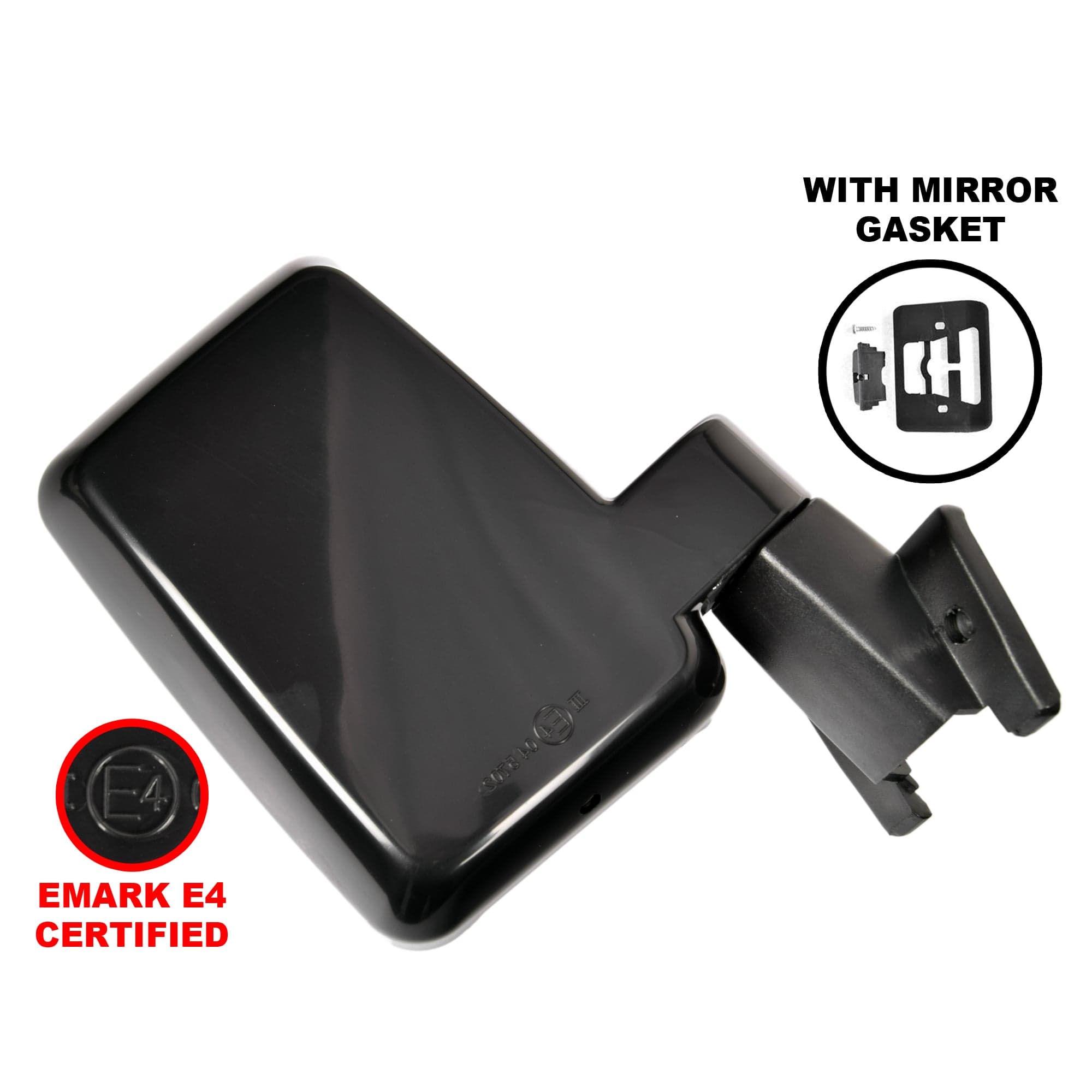 TYC RH Right Door Mirror Black For Toyota Landcruiser 60 Series 80~90 *Emark