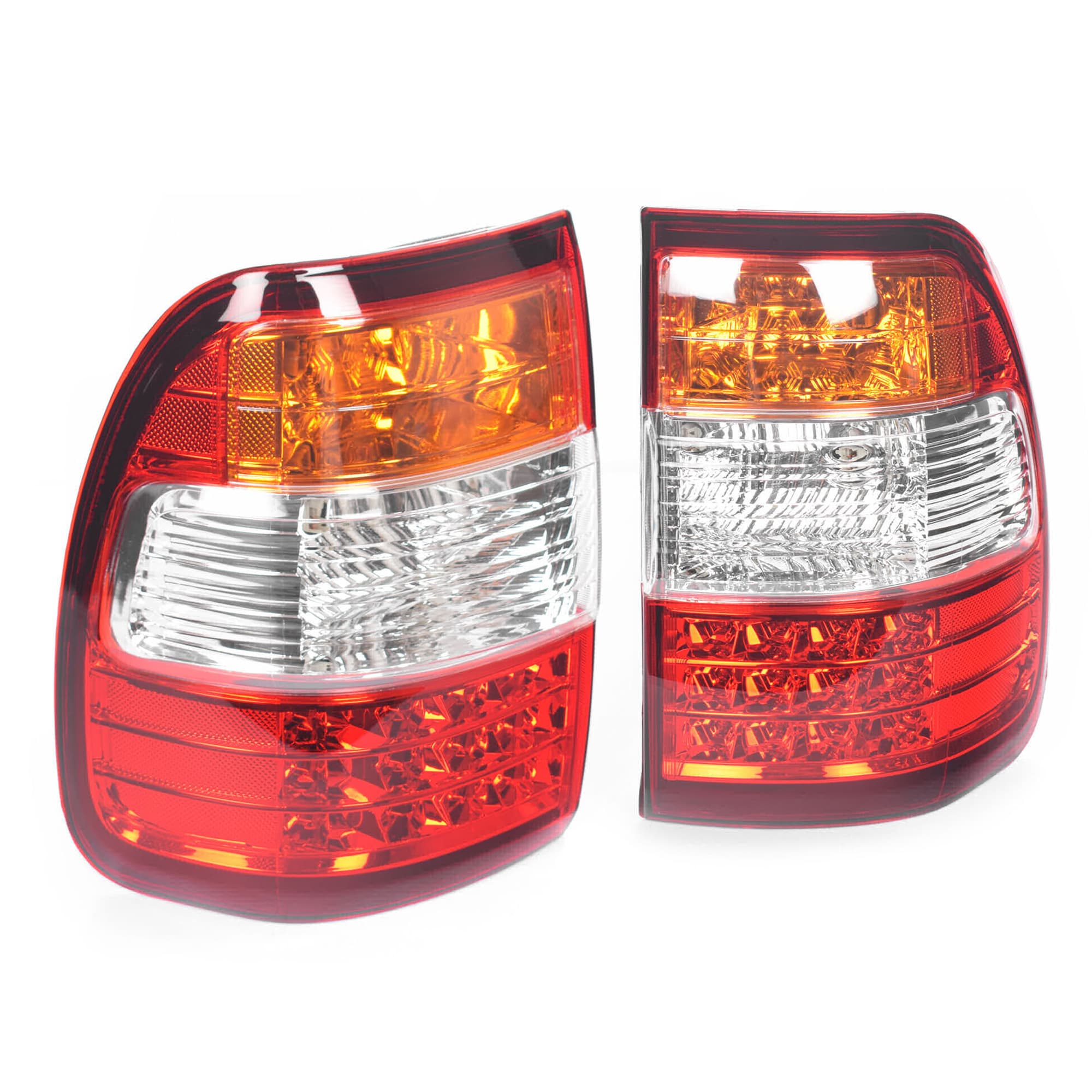 Pair LH+RH Tail Light Lamp (LED) For Toyota Landcruiser J100 J105 05-07