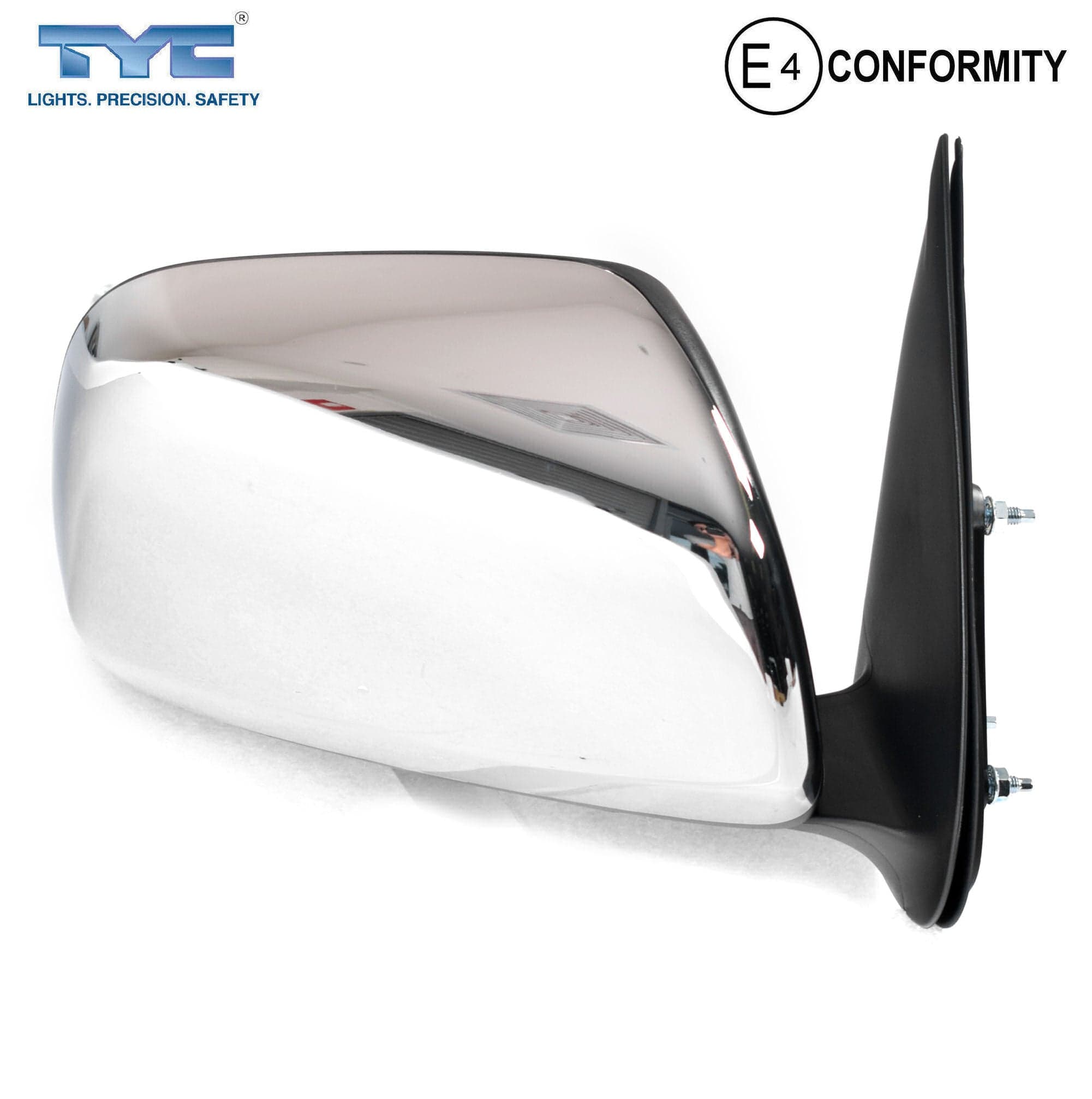 RH Right Hand Manual Door Mirror (Chrome) For Toyota Hilux Ute 2WD & 4WD 05~15
