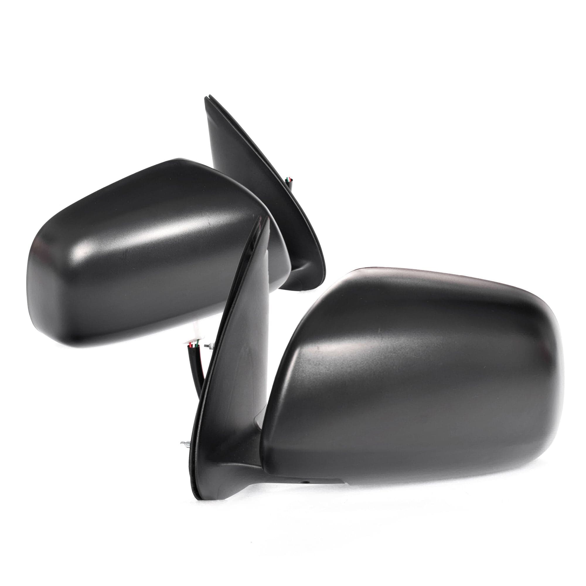 TYC Pair LH+RH Electric Door Mirror Black For Toyota Hilux Ute 05~15 *Emark