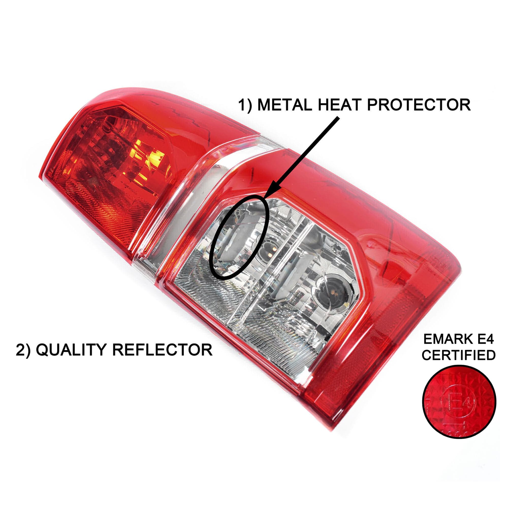 RH RHS Right Hand Tail Light Lamp For Toyota Hilux 2WD 4WD UTE 2011~2015 E Mark view 2