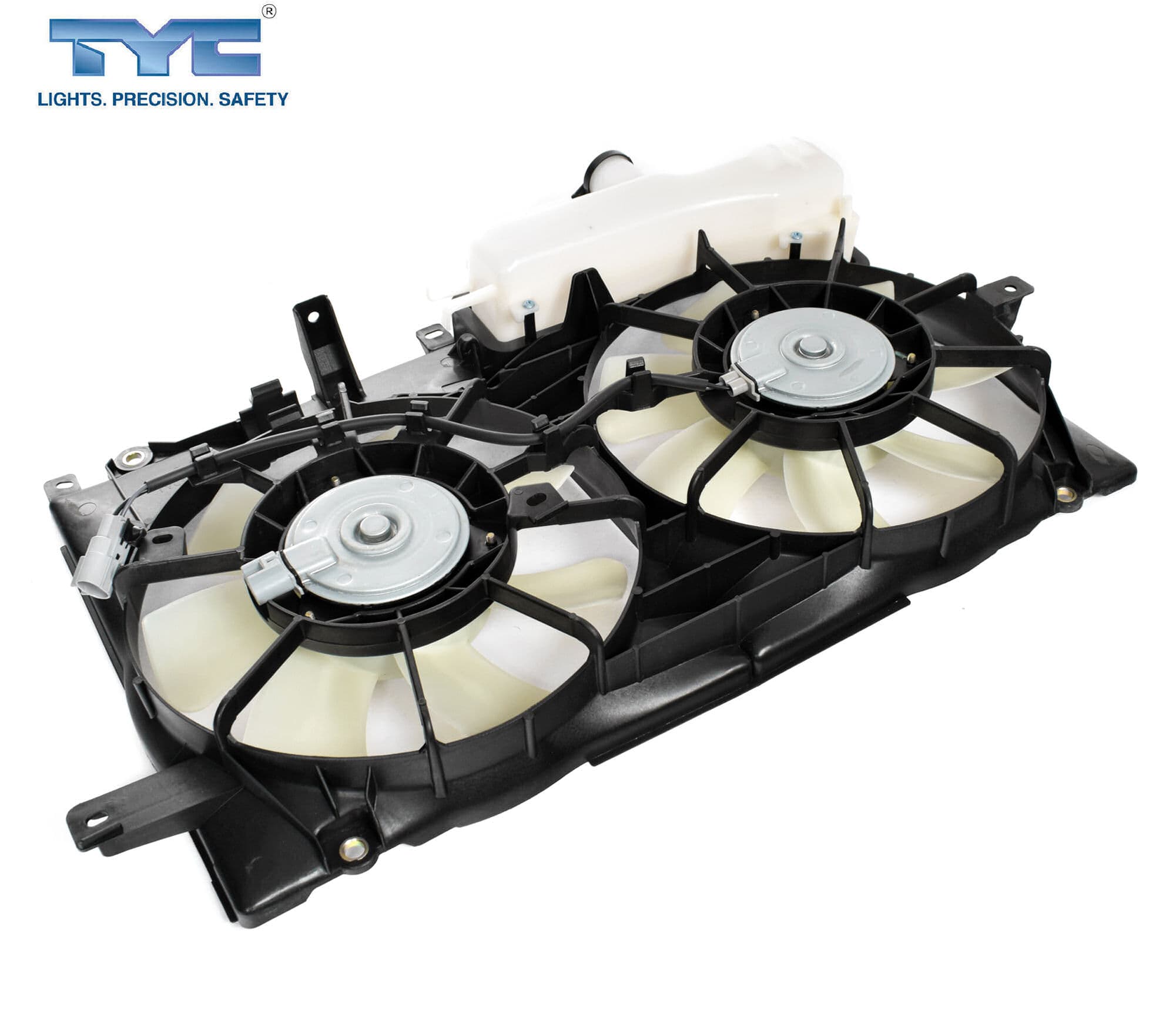 AC + Radiator Thermo Cooling Fan Assembly Dual For Toyota Prius HW20