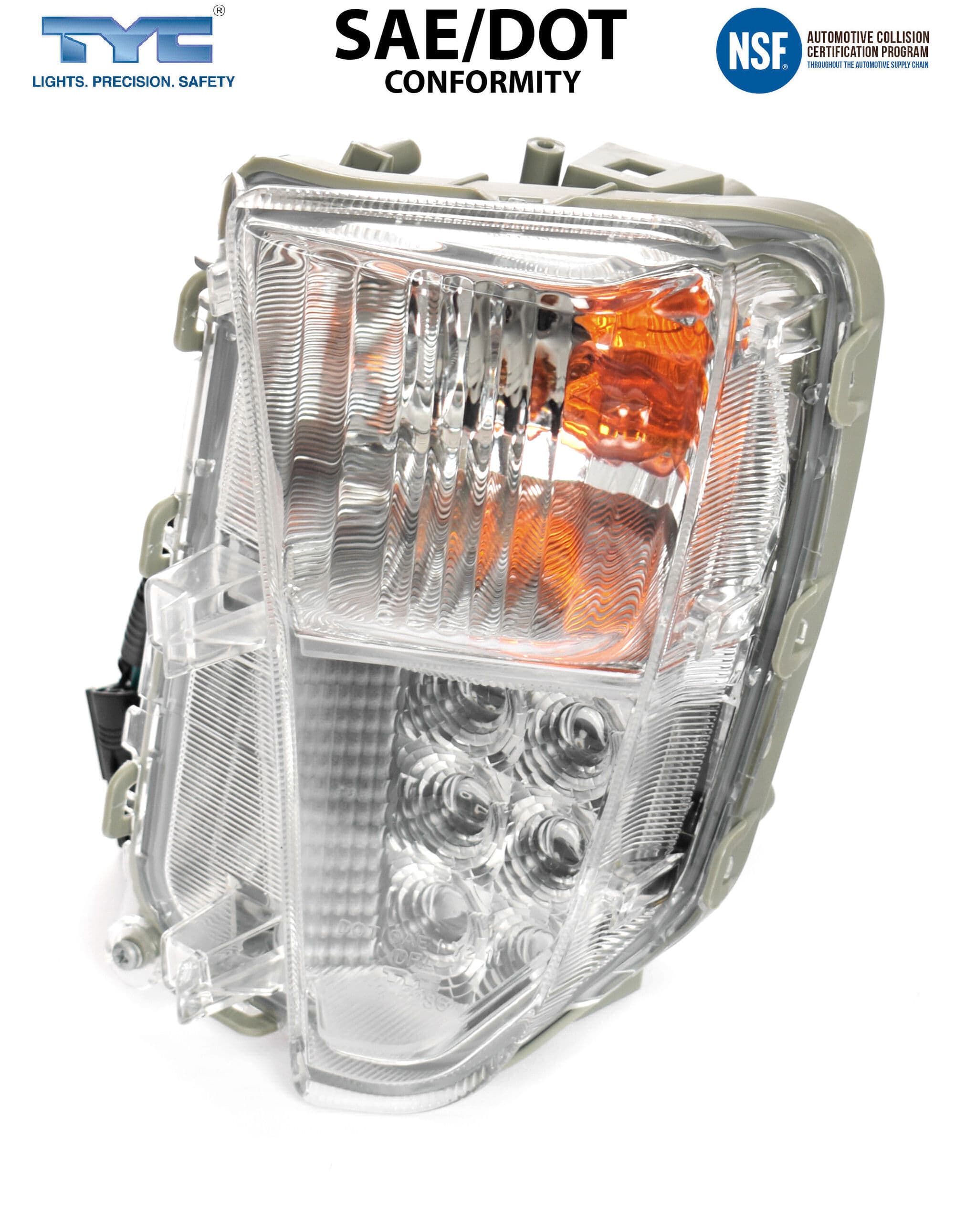 LH LHS Left Hand Bar Light Indicator Lamp With DRL For Toyota Prius ZVW30 11~15