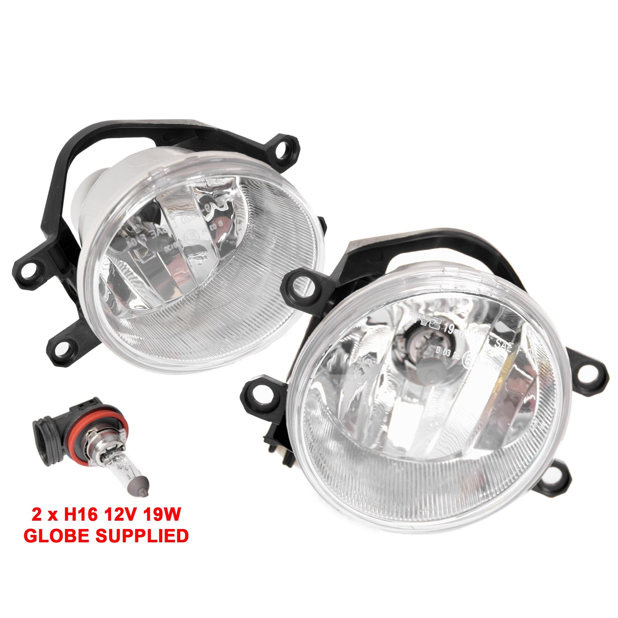 Pair LH+RH Fog Light Spot Lamp For Toyota Prius ZVW30