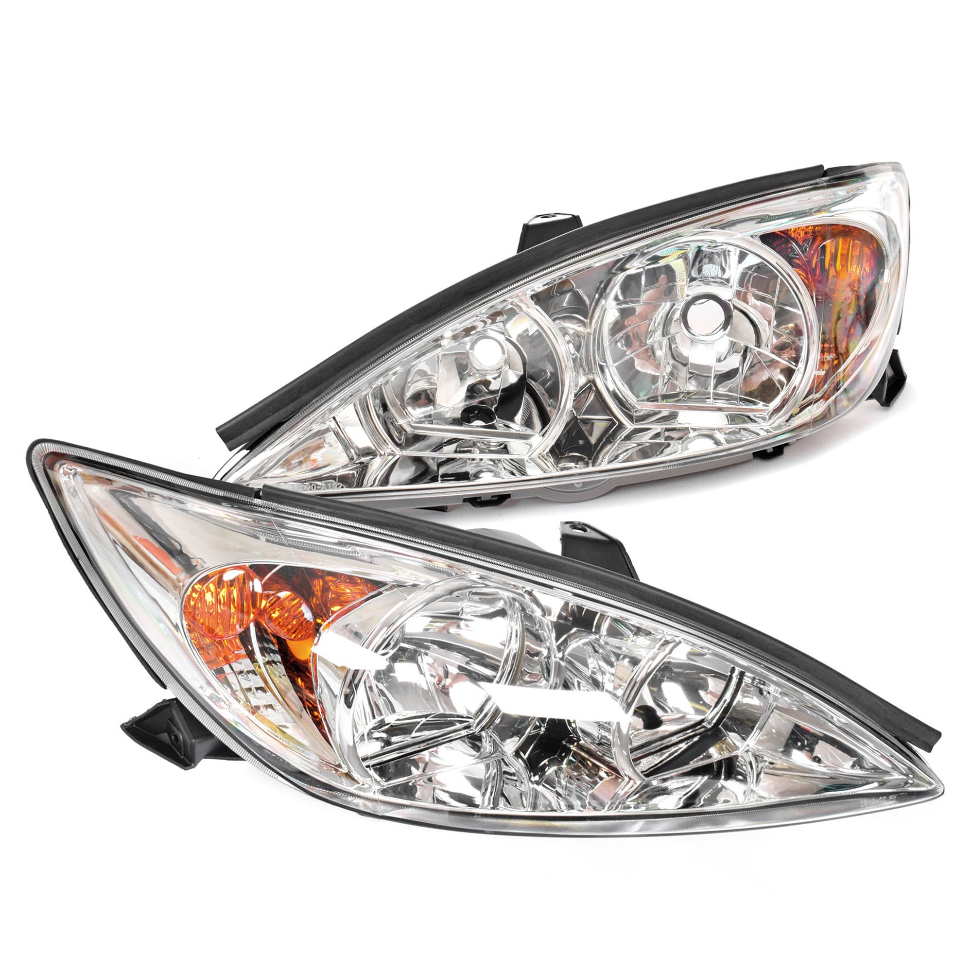 TYC Pair of LH+RH Head Light Lamp Chrome For Toyota Camry CV36 02~04 *Emark