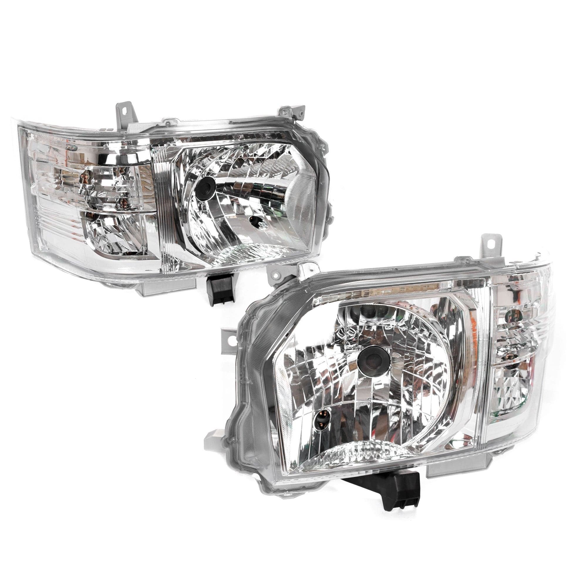 TYC Pair LH+RH Head Light Lamp With DRL For Toyota Hiace Van 13~19 *Emark