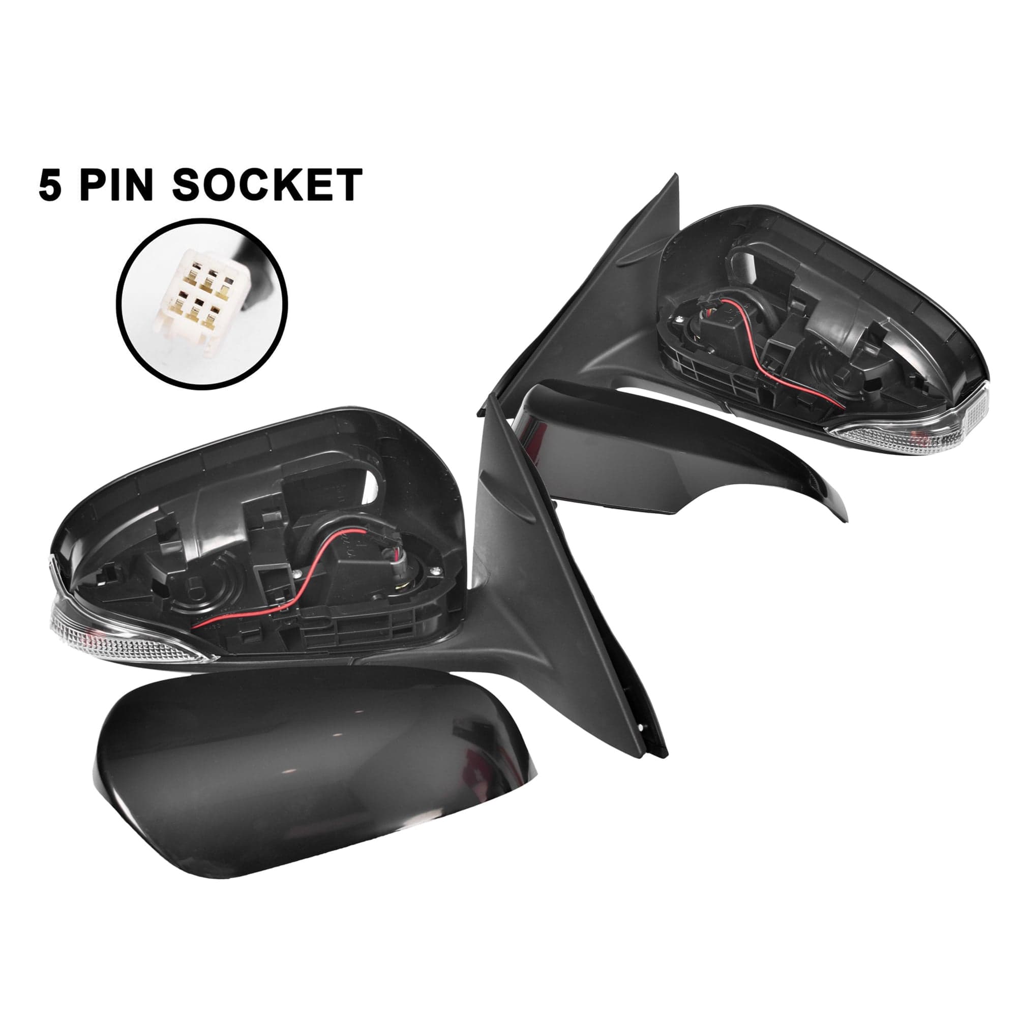 Pair LH+RH Electric Door Mirror For Toyota Camry ASV50 Series