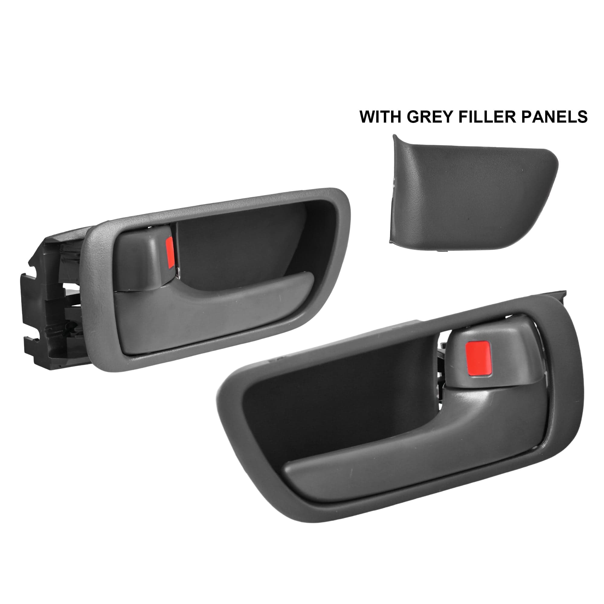 Set Pair LH+RH Inner Door Handle Front or Rear Grey For Toyota Camry CV 36 02~06