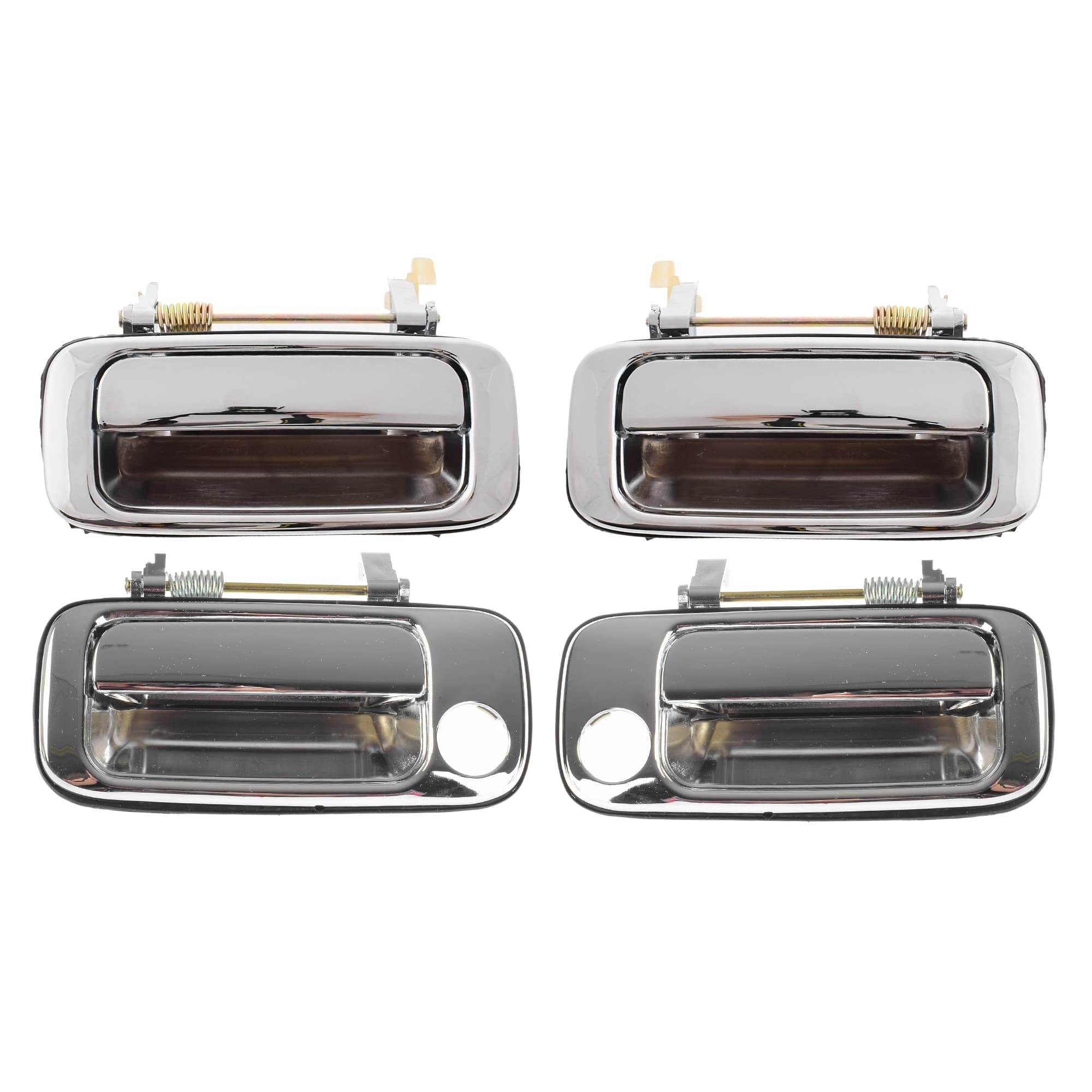FRONT+REAR OUTER Door Handle Chrome For Toyota Landcruiser 80 Series 90~98 4 Pcs