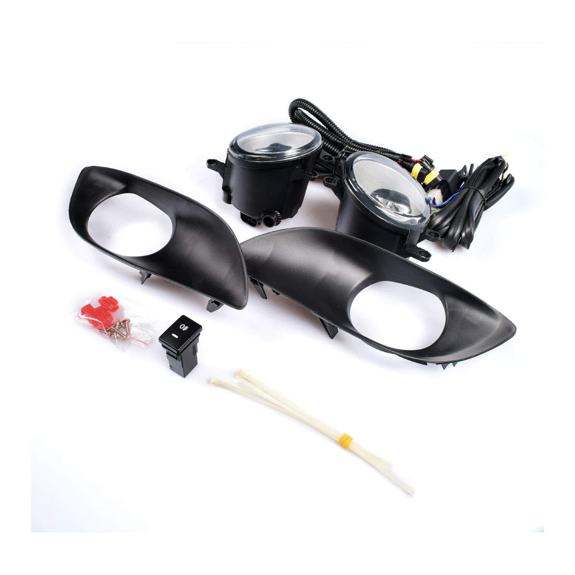 Full Set Fog Light Spot Driving Lamp KIT For Toyota Yaris Hatch NCP90 S2 08~11 Alternate View