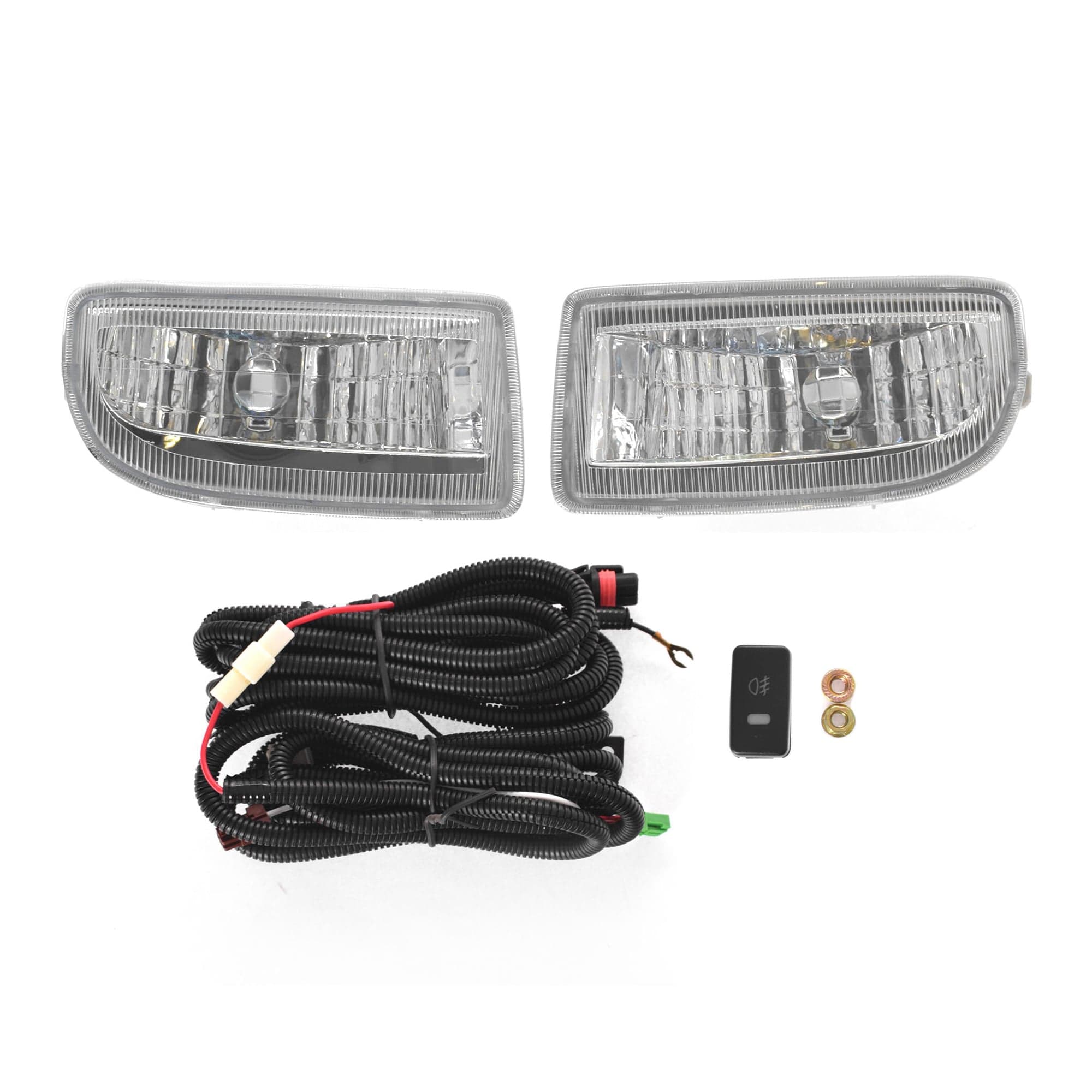 Full Set Fog Light Driving Lamp KIT For Toyota Landcruiser 100 Series 1998~2007 view 2