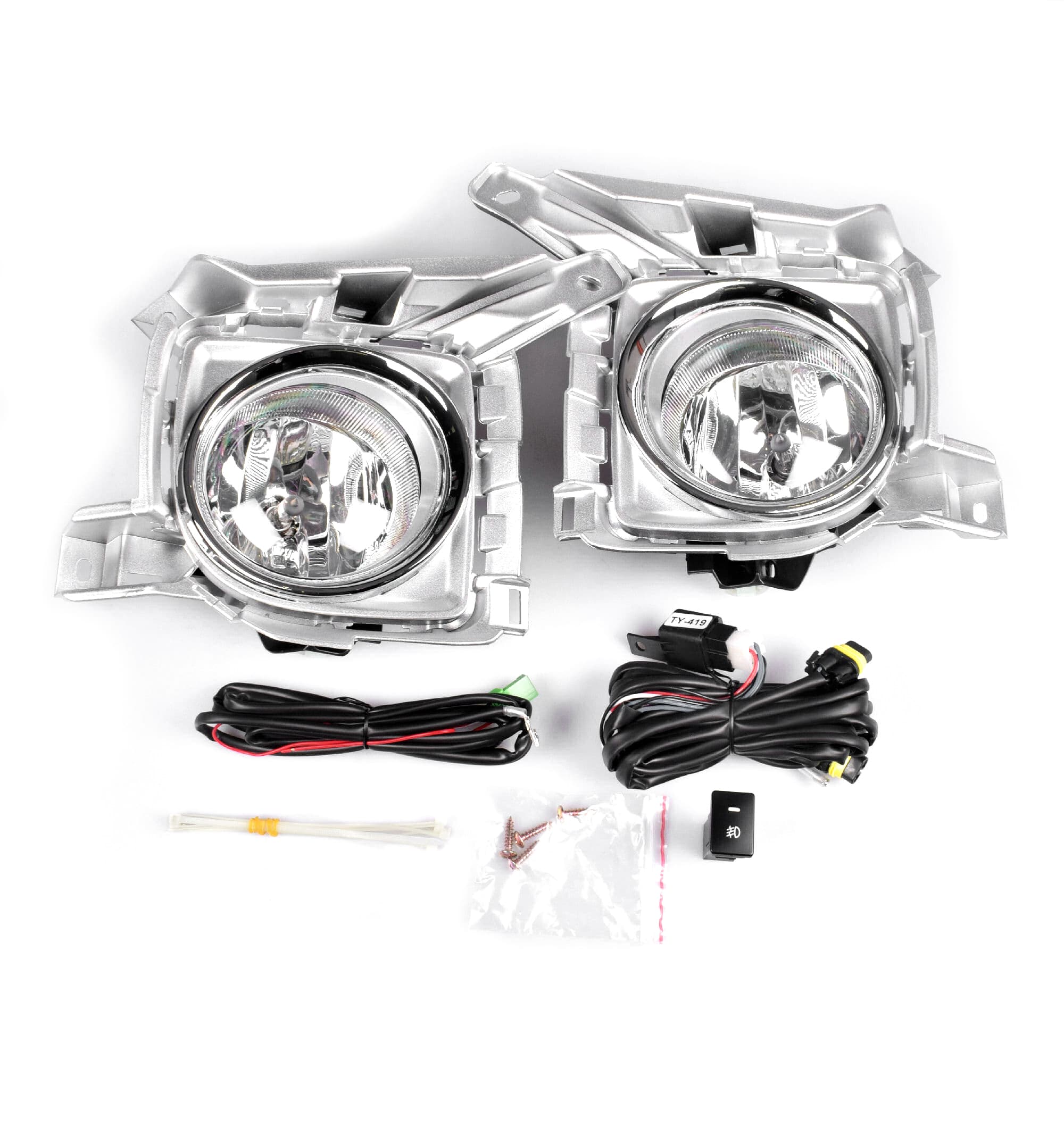 Full Set Fog Light Driving Lamp For Toyota Landcruiser 200 Series 2 12~15 KIT C