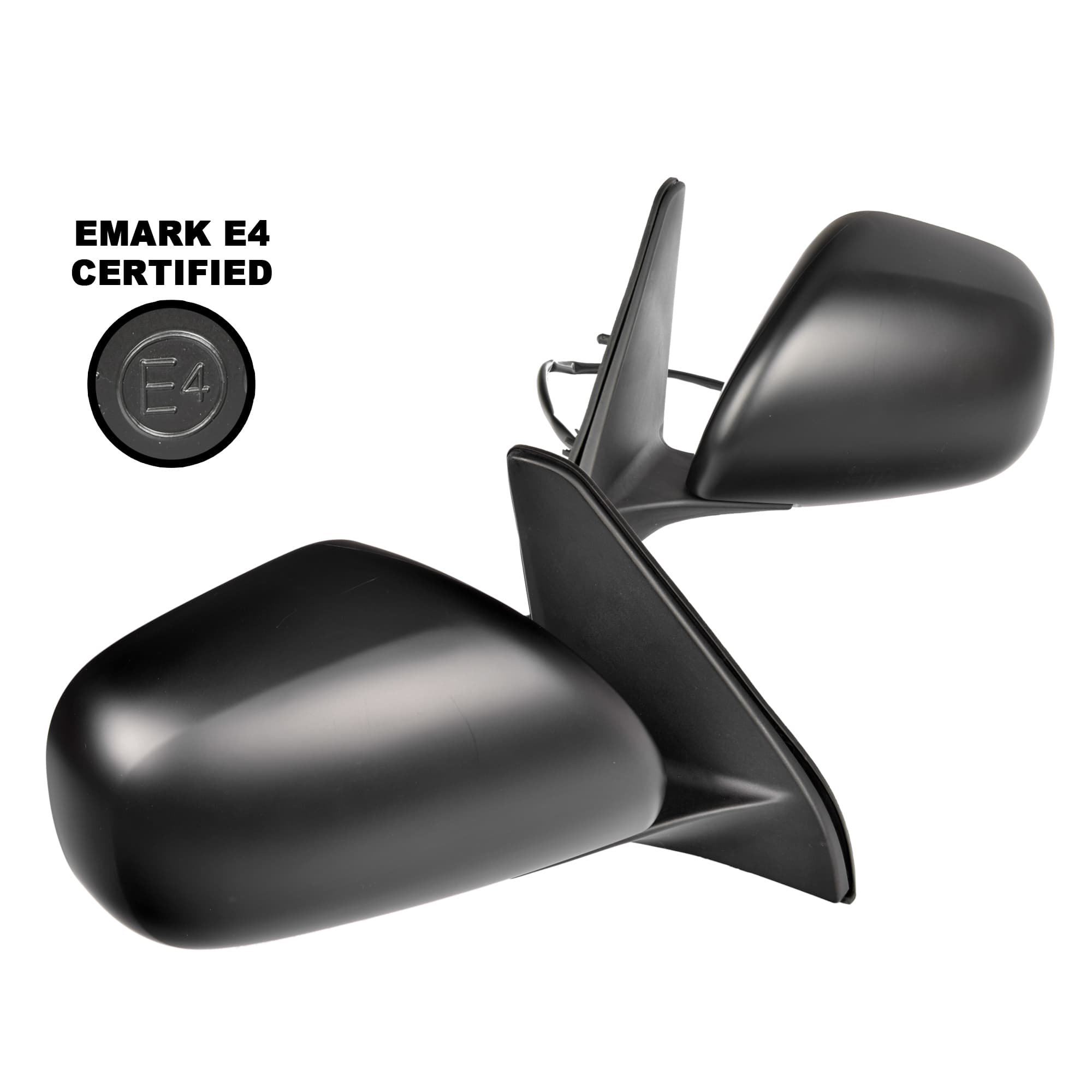 TYC Pair L+R Electric Door Mirror BLK Toyota Landcruiser Prado J120 02~09 *Emark