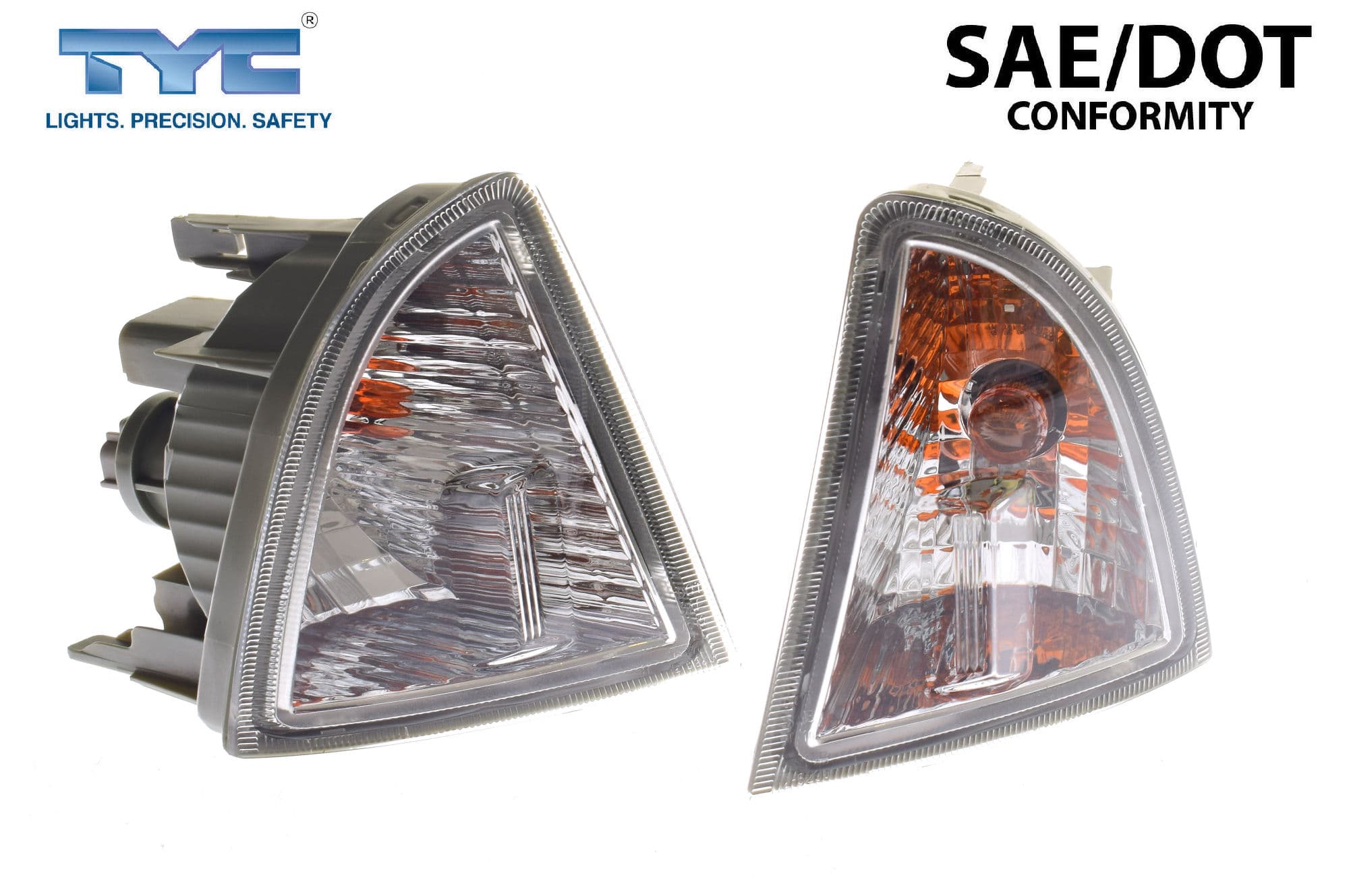 Pair LH+RH Bumper Light Indicator Lamp For Toyota Prius C 5Door Hatch 11~15