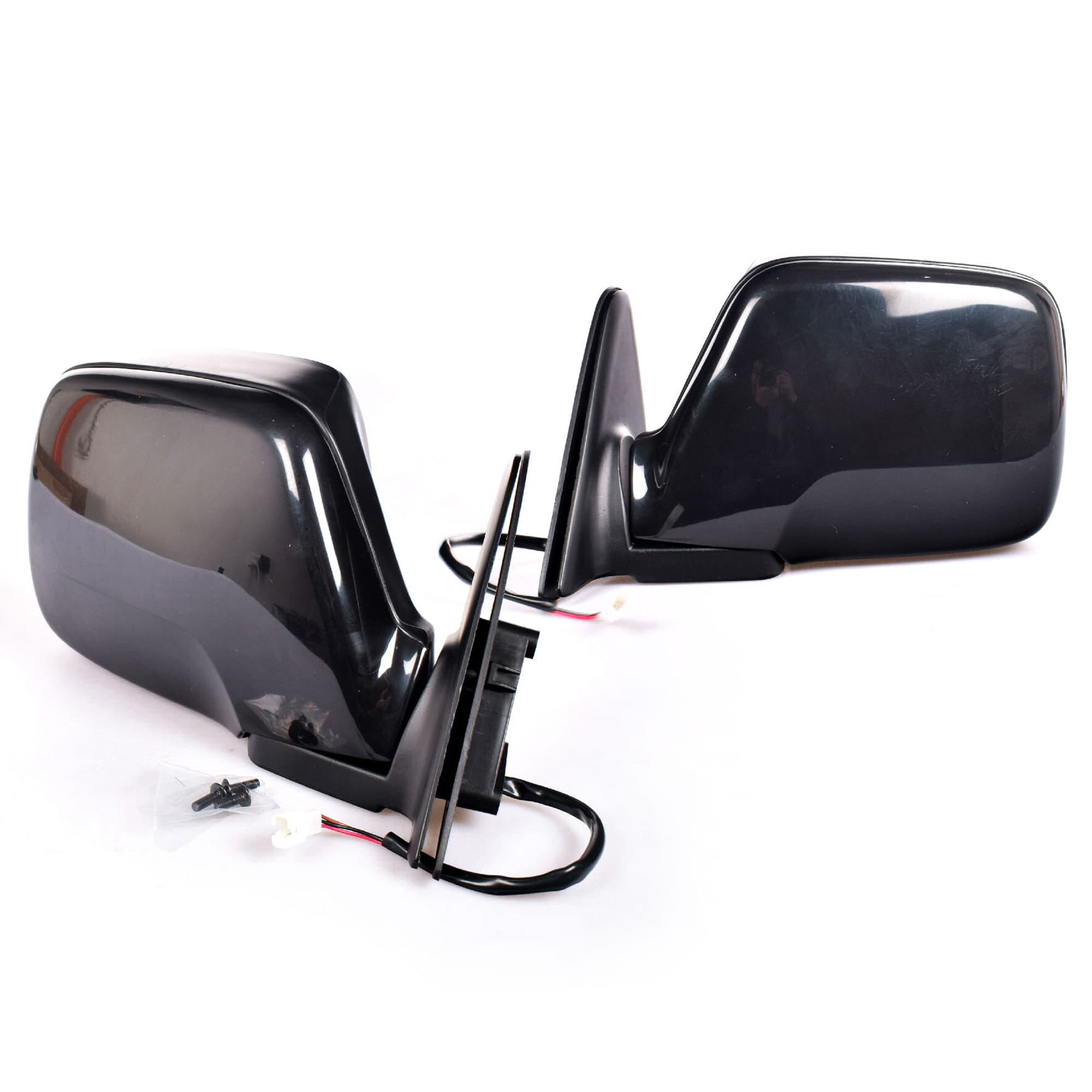 Pair LH+RH Electric Door Mirror (Flat) For Toyota Landcruiser 80 Series 90~98