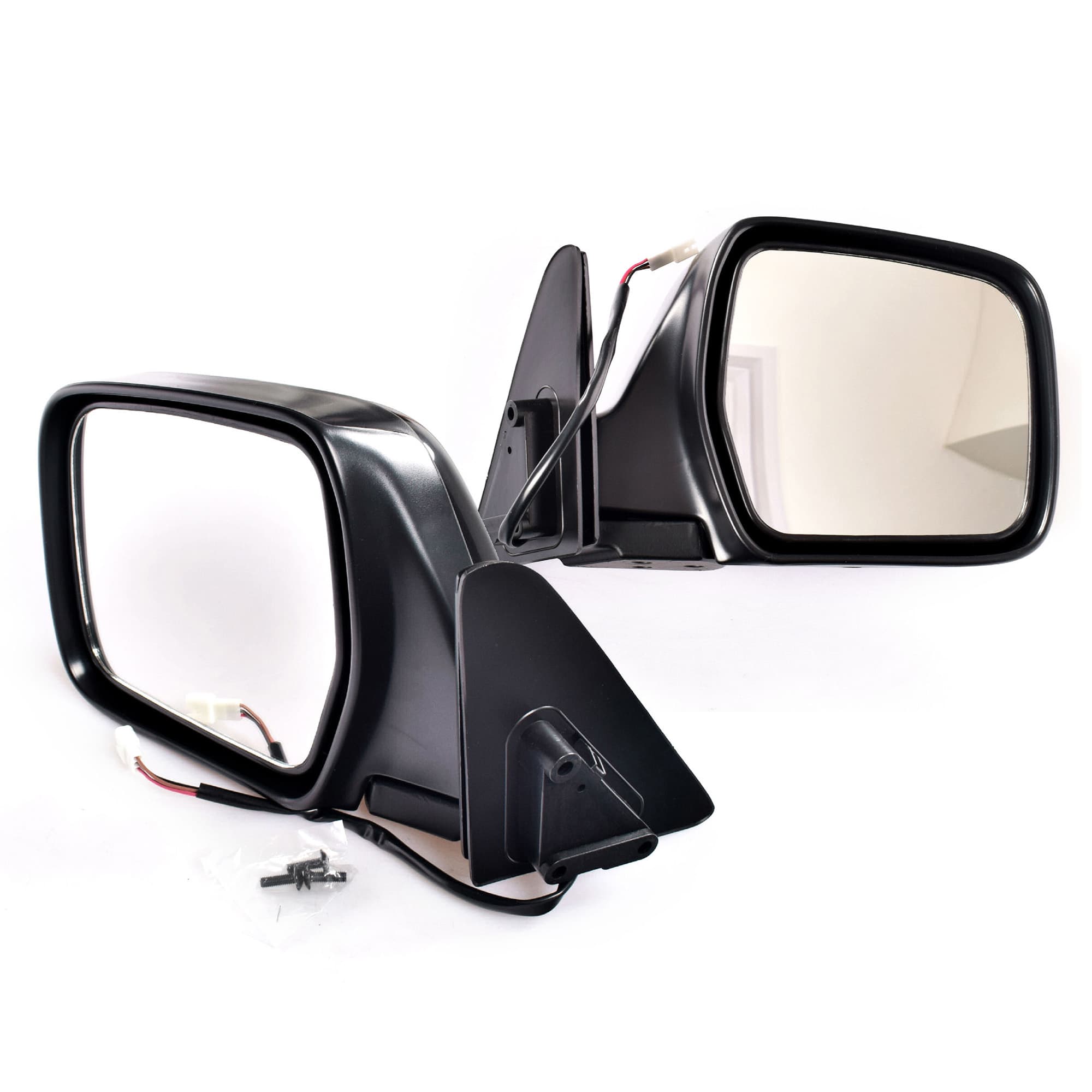 Pair LH+RH Electric Door Mirror (Flat) For Toyota Landcruiser 80 Series 90~98 view 2