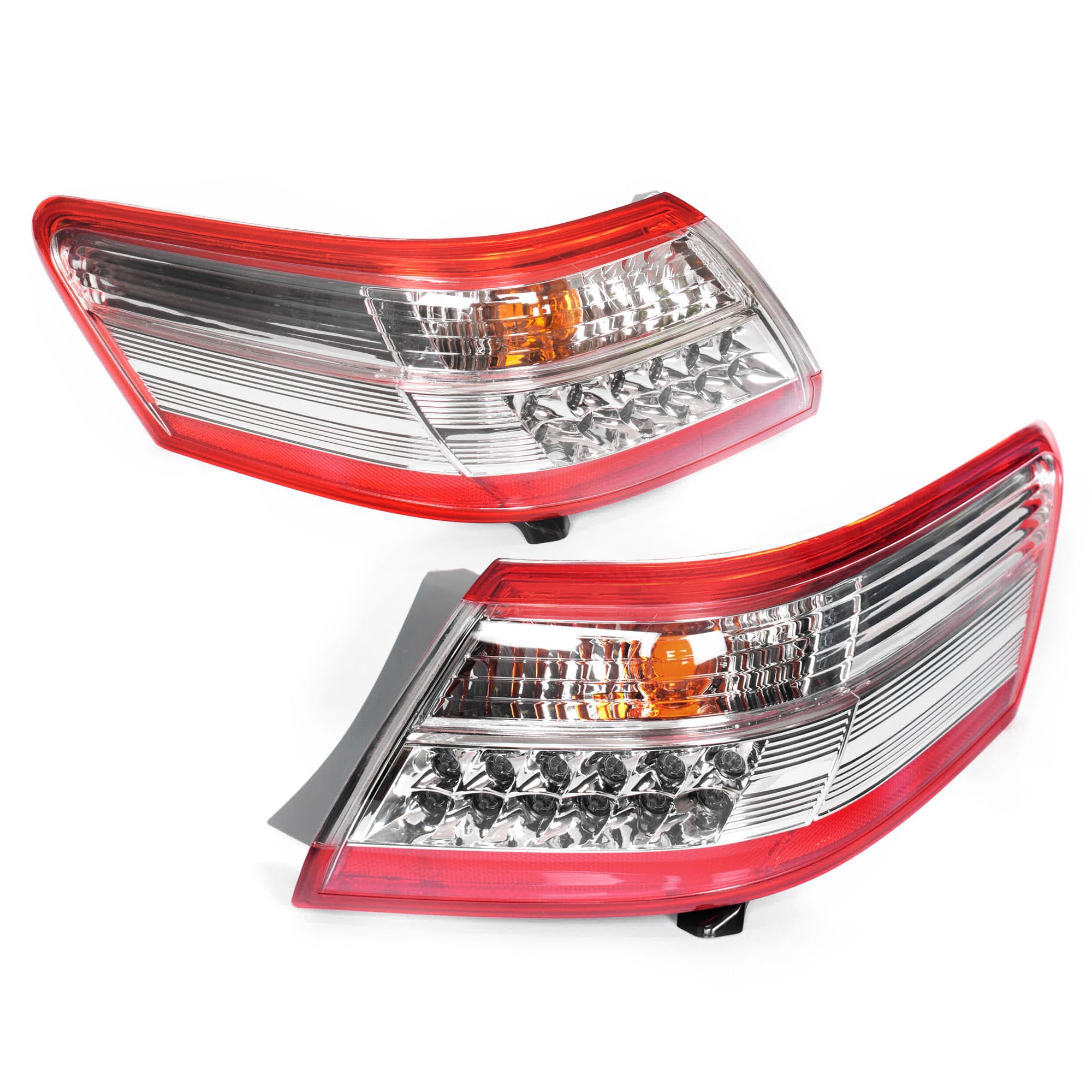 TYC Pair LH+RH Tail Light 12 x LEDs For Toyota Camry Hybrid V40 10~11 *Emark