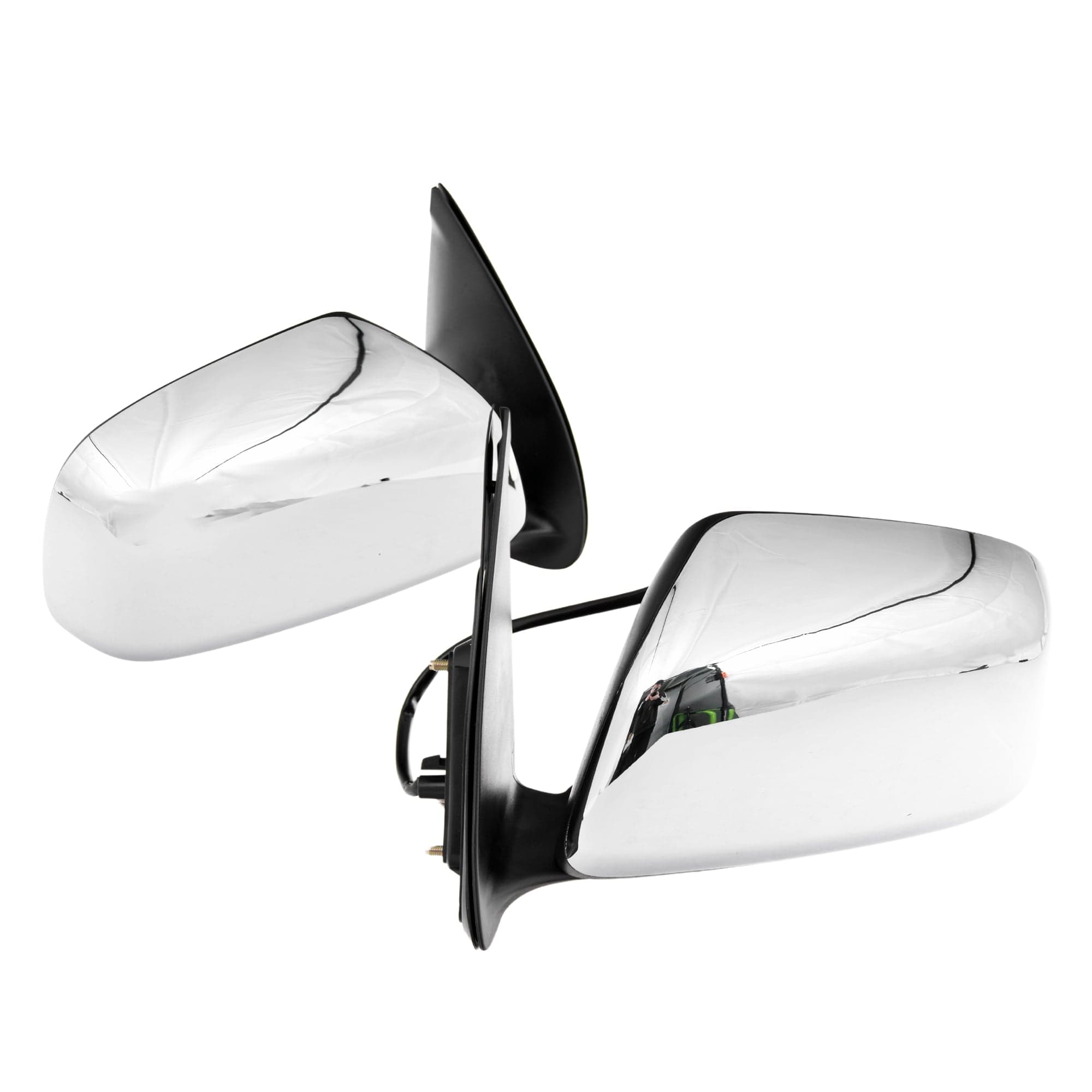 Set / Pair LH+RH Electric Door Mirror Chrome For Toyota Hilux Ute 2WD 4WD 05~15