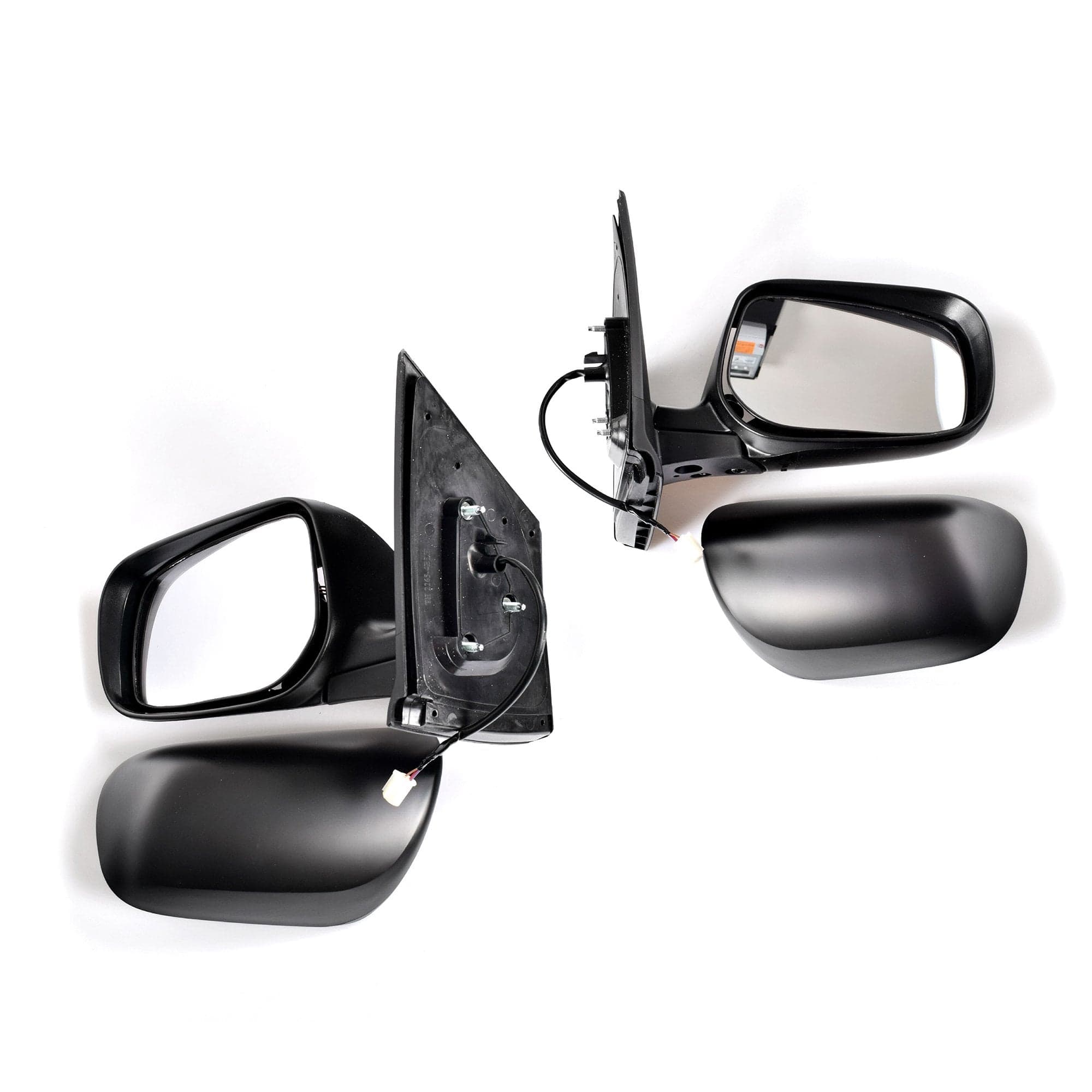 TYC Pair of LH+RH Electric Door Mirror 3 Pins For Toyota Yaris NCP93 Sedan 06~17 view 2