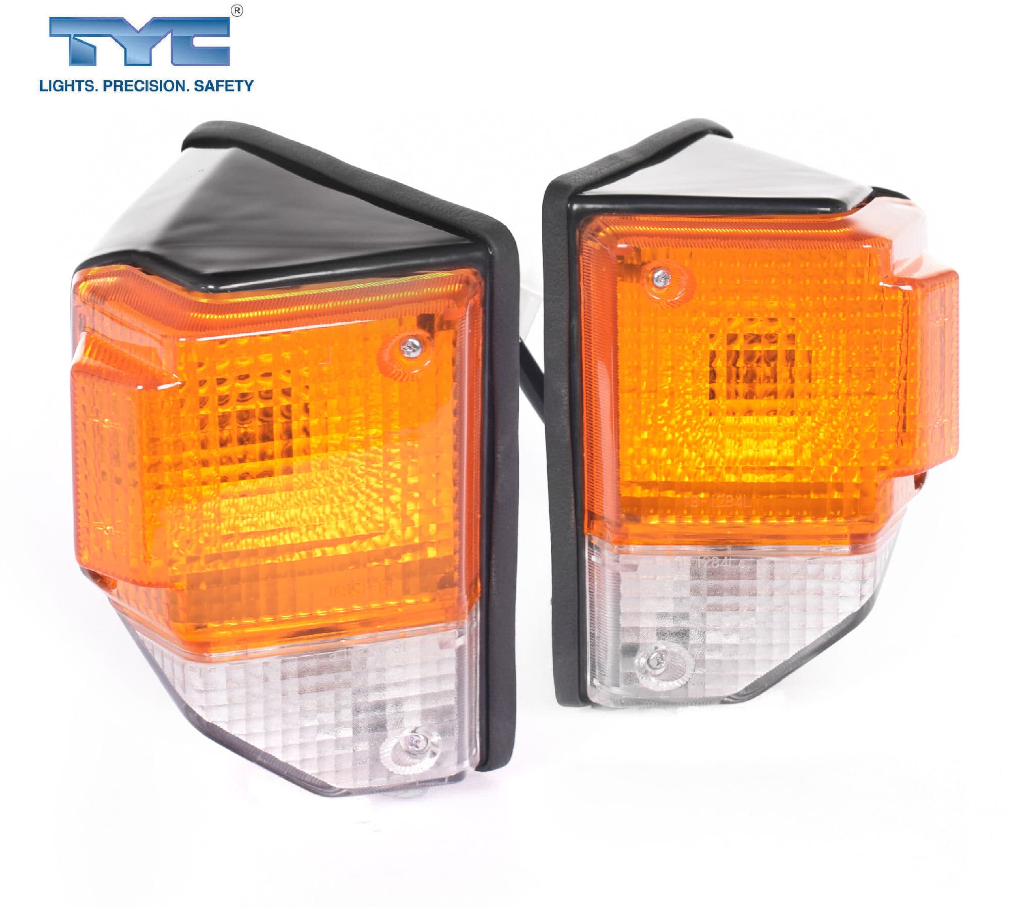 TYC Pair LH+RH Corner Light Lamp (B) For Toyota Landcruiser 70 75 Series 85~99