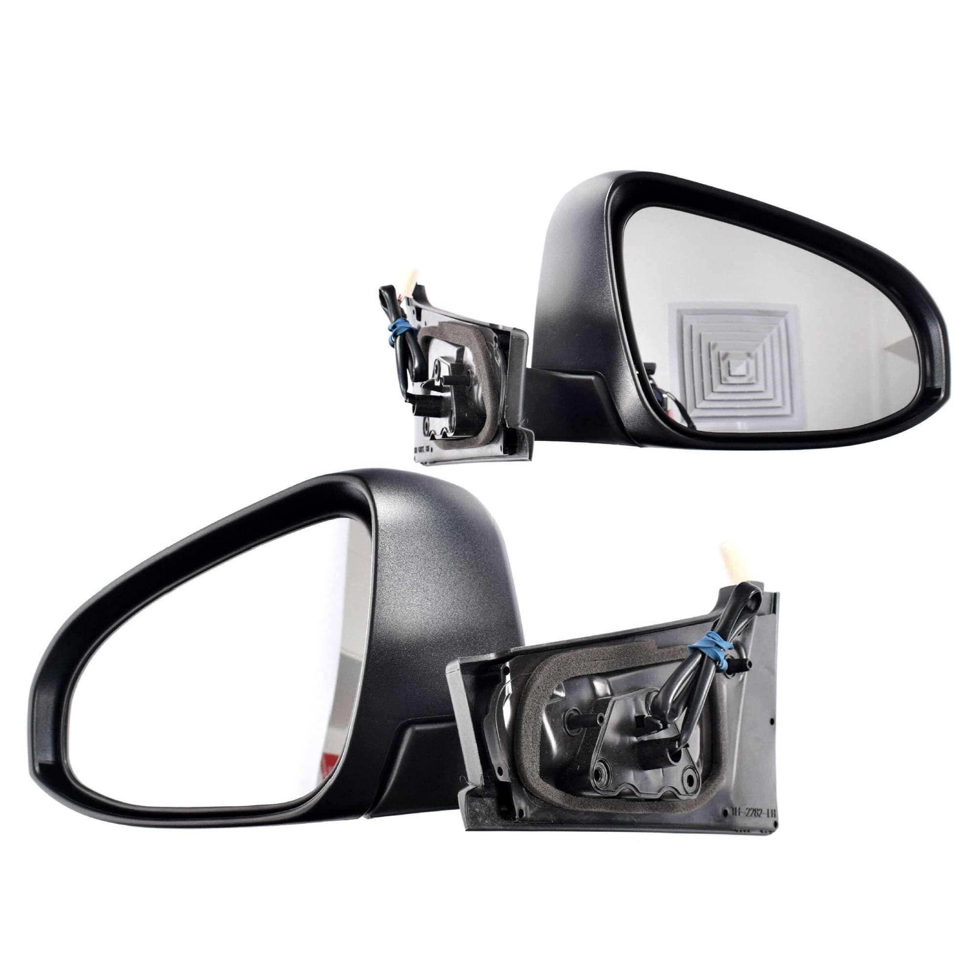 TYC Pair LH+RH Door Mirror Texture For Toyota Yaris NCP130 Hatch 11~20 *Emark Alternate View