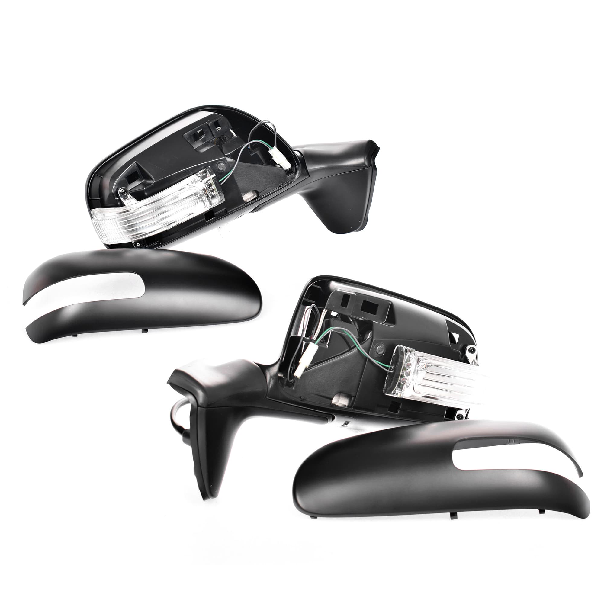 TYC Pair LH+RH Electric Door Mirror 7 Pin For Toyota Corolla Hatch 09~12 *Emark