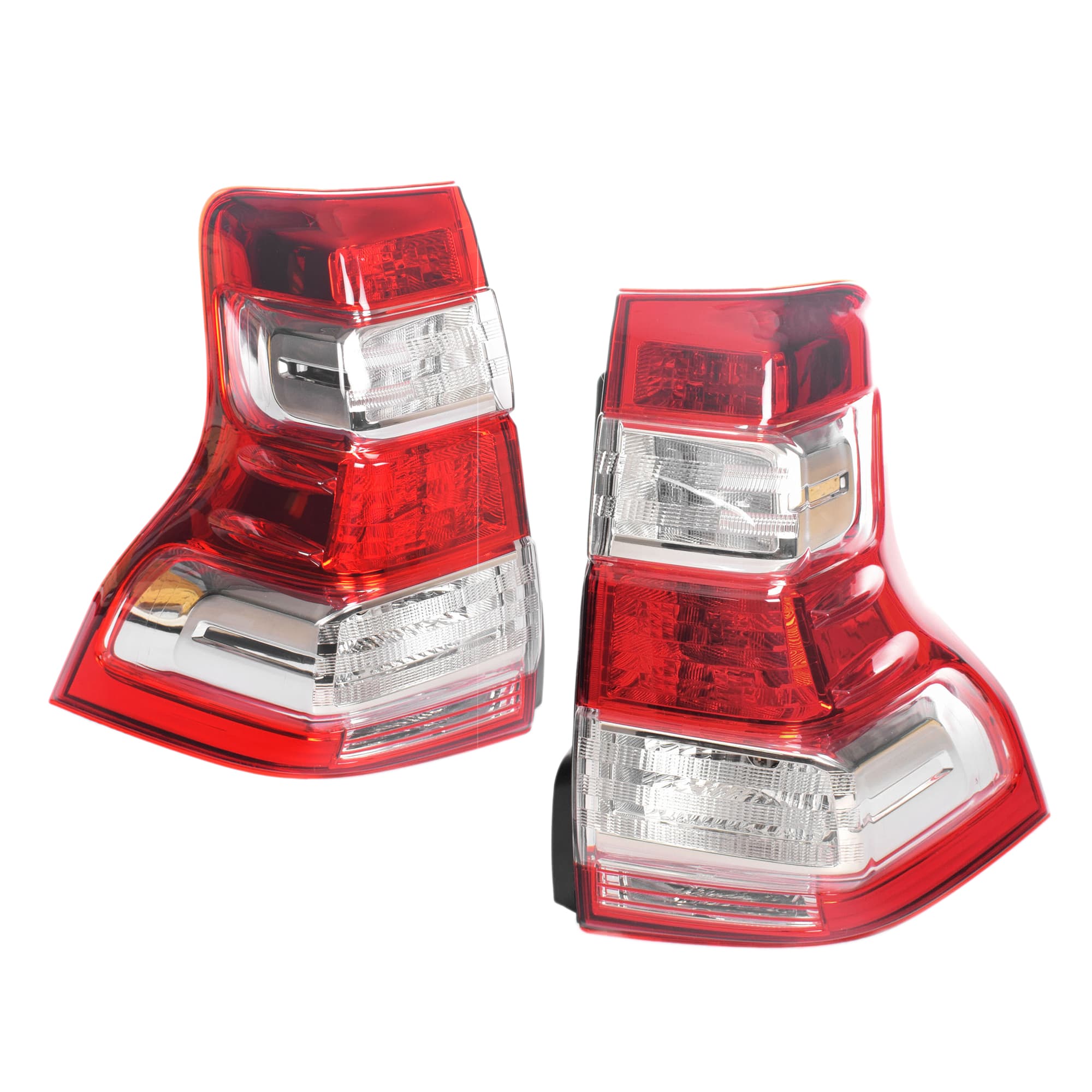TYC Pair LH+RH Tail Light Lamp For Toyota Landcruiser Prado 150 s2