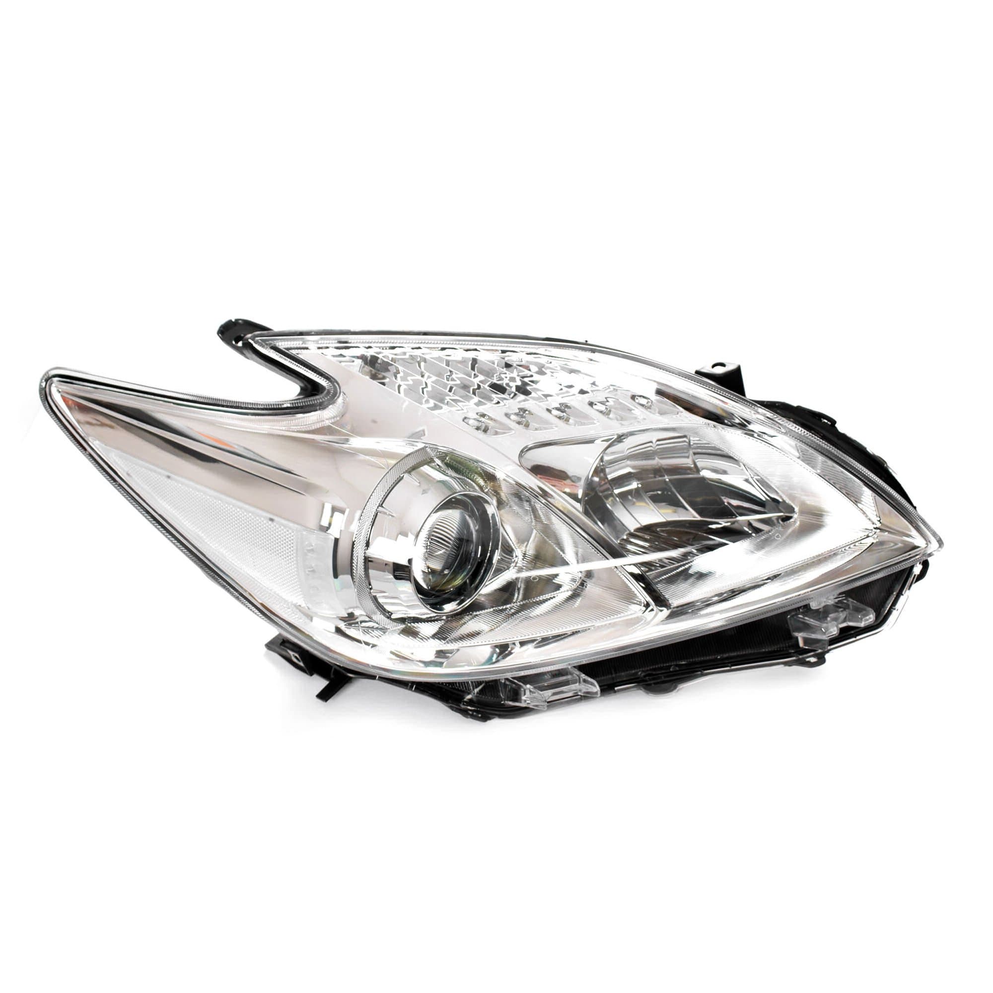 TYC RH Right Head Light Lamp Bright Chrome For Toyota Prius ZVW30 11~16 *Emark