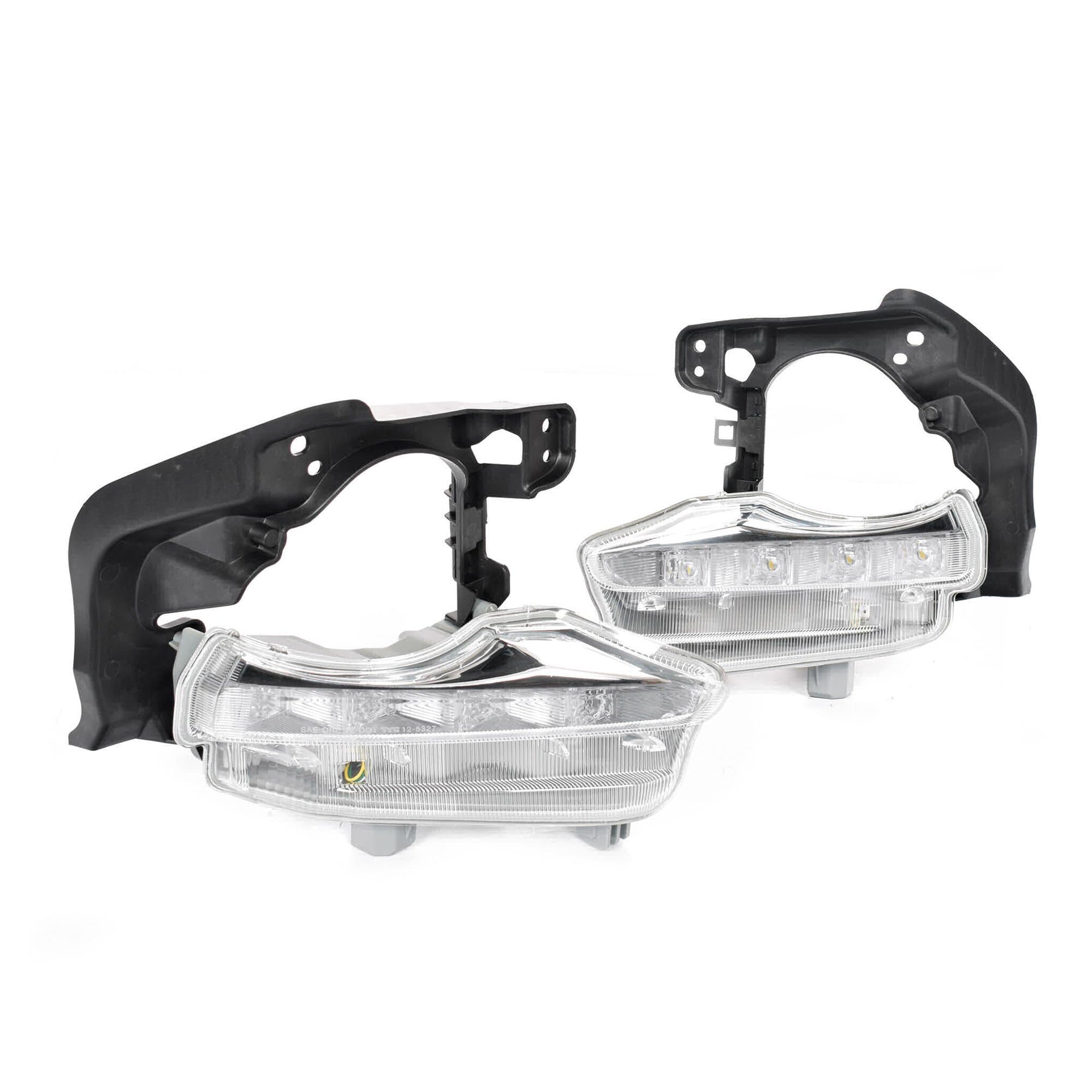 Pair LH+RH LED DayTime Running Light DRL For Toyota Kluger GSU50 s1 13~16 *DOT