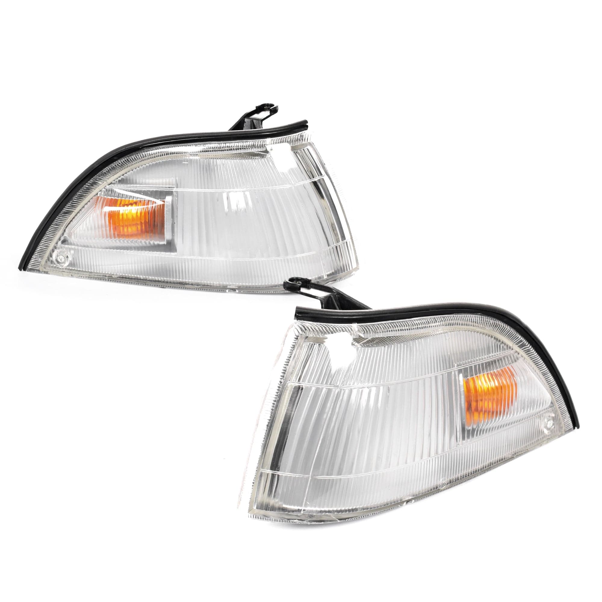 Pair LH+RH Corner Light Indicator Lamp (Amber) For Toyota Corolla AE92 1989~1991