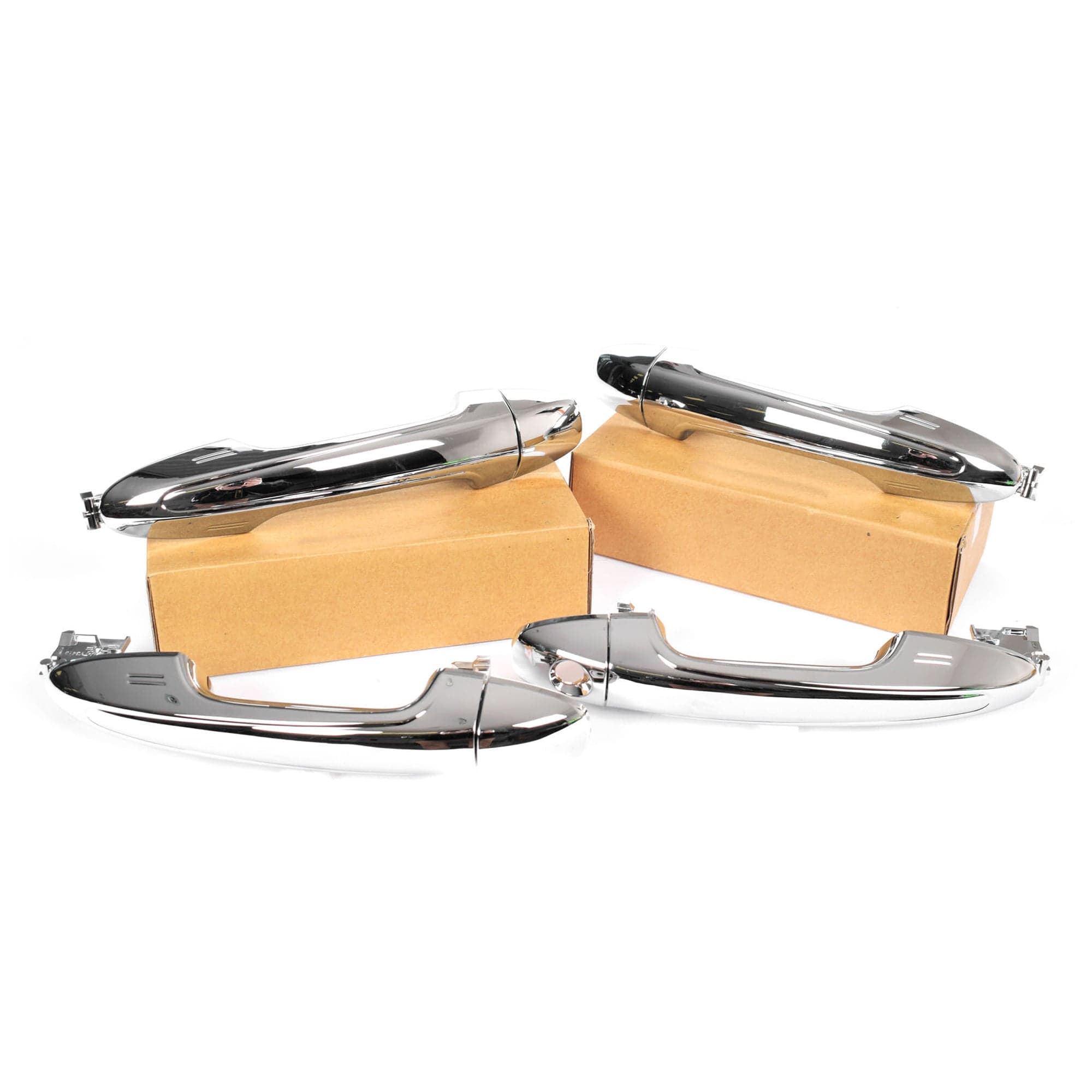 Set of 4 Pieces of Outer Door Handle (Chrome) For Toyota Hilux / RAV4