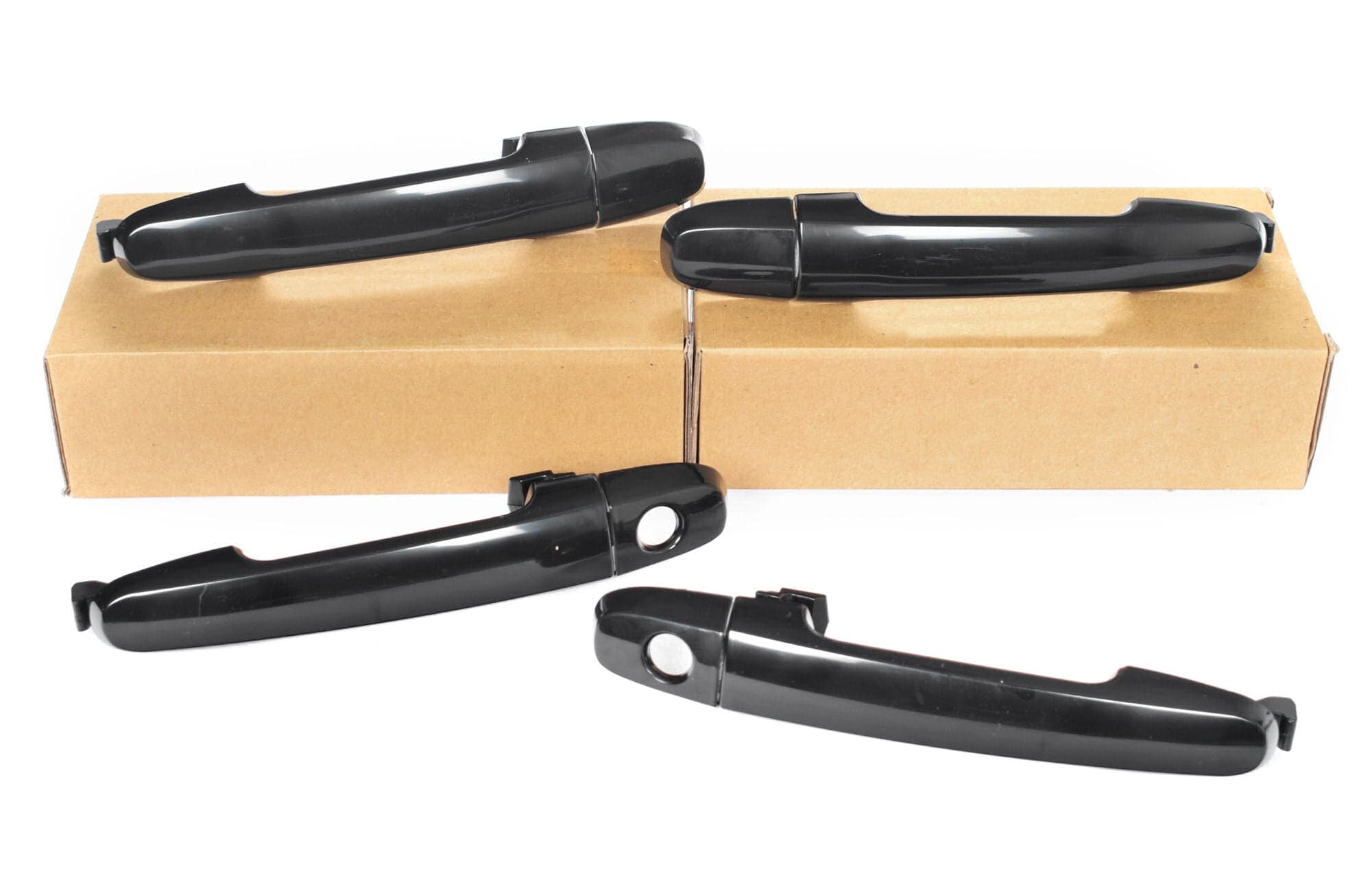 Set of 4 Pcs Outer Door Handle Type B Black For Toyota Kluger/Prius/RAV4/Camry/H