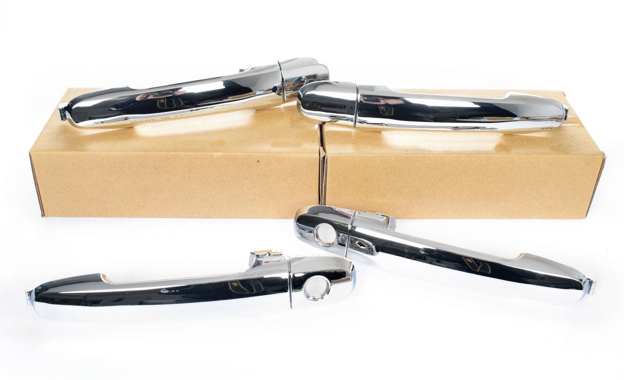 Set of 4 Pcs Outer Door Handle Type B Chrome For Toyota Kluger/Prius/RAV4/Camry/