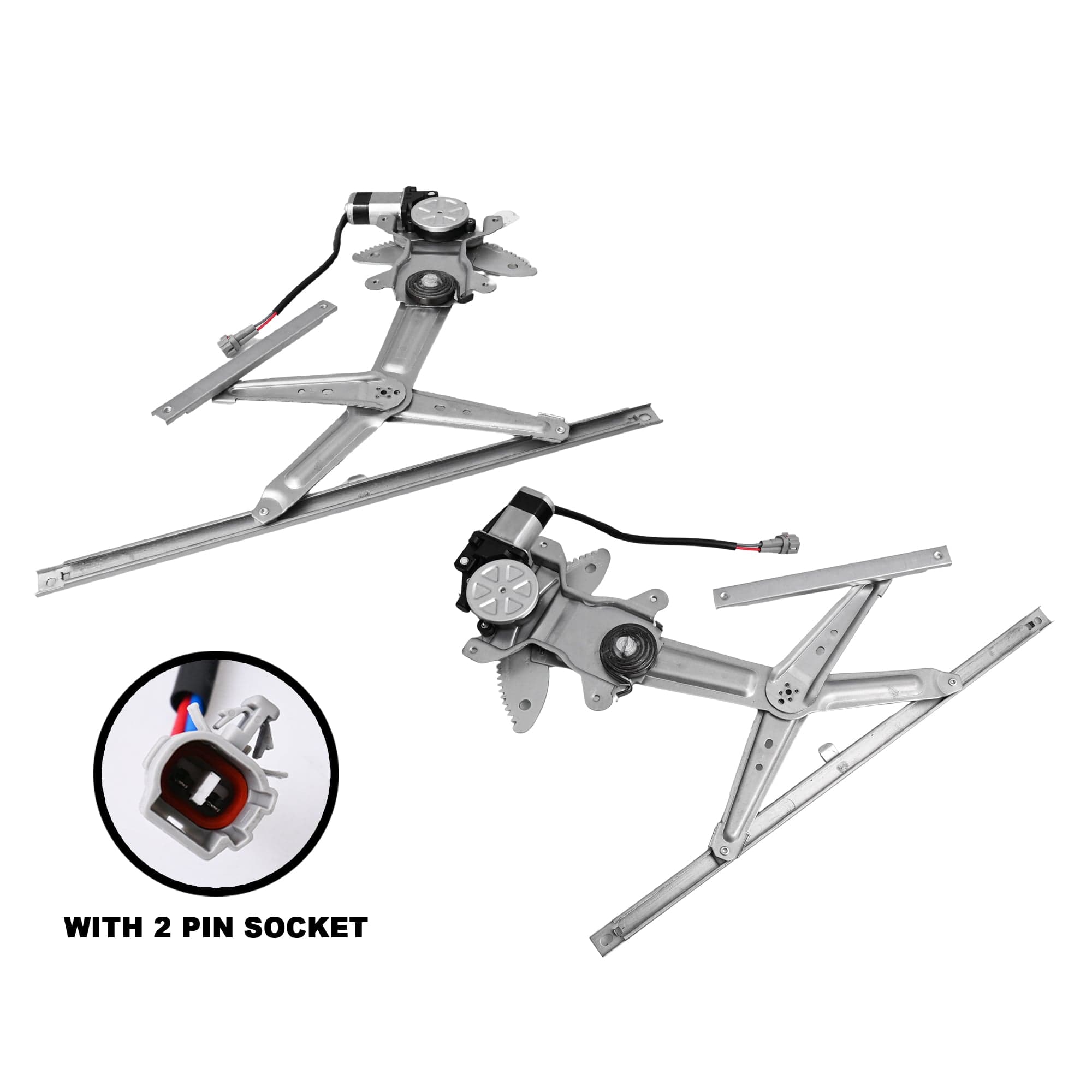 Front Pair Electric Window Regulator W/M For Toyota Landcruiser 100 Series 98~07