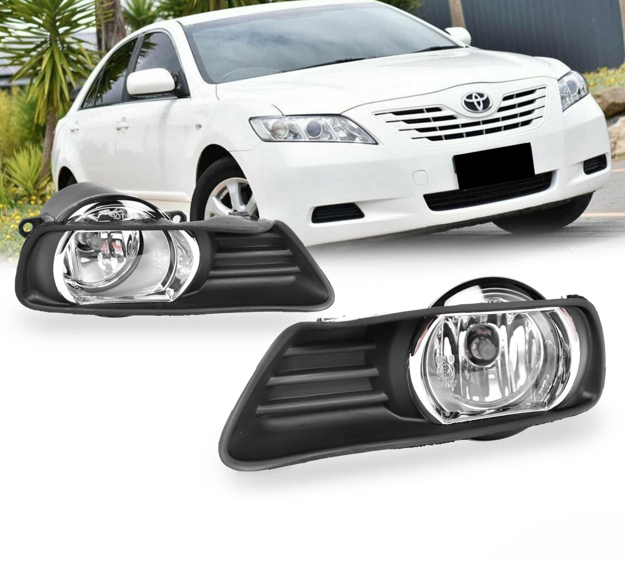 Full Set Fog Light Spot Driving Lamp KIT (Chrome) For Toyota CV40 Series 1 06~09