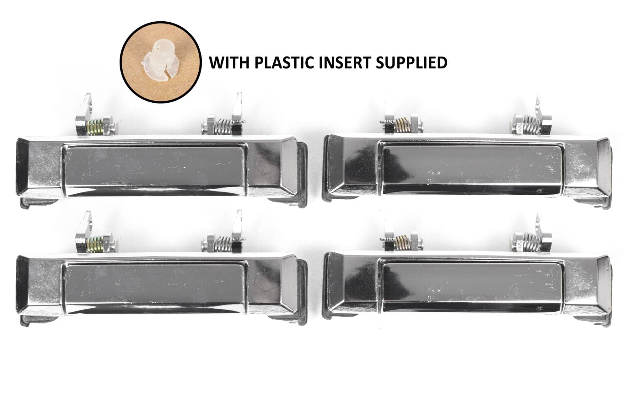 Set of 4 Pcs Outer Door Handle Chr For Toyota Landcruiser 60 / 70 Series 80~On