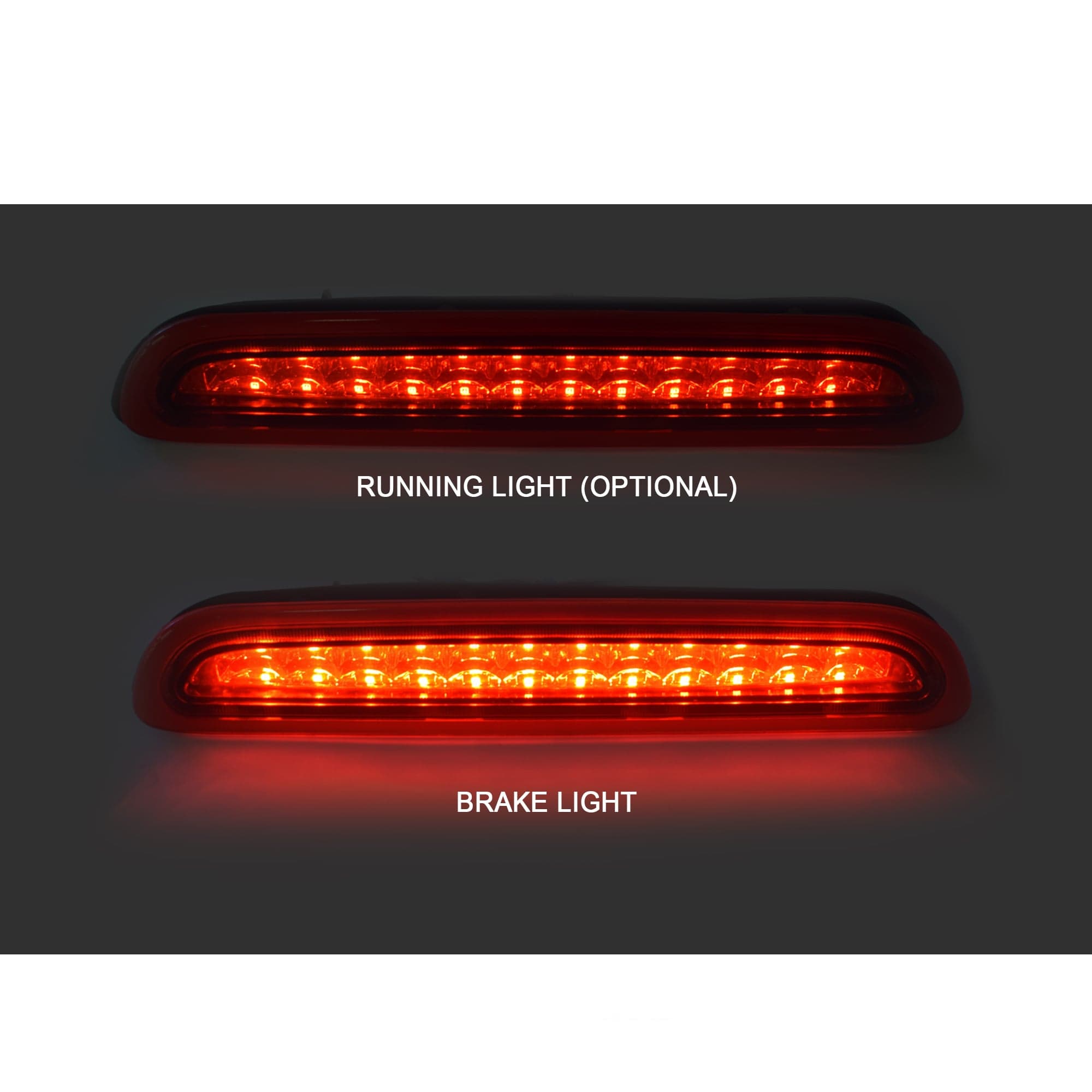 1 x LED Tailgate Tail Light 3rd Brake Lamp (Red) For Toyota Hiace Van Bus 05~13 view 2