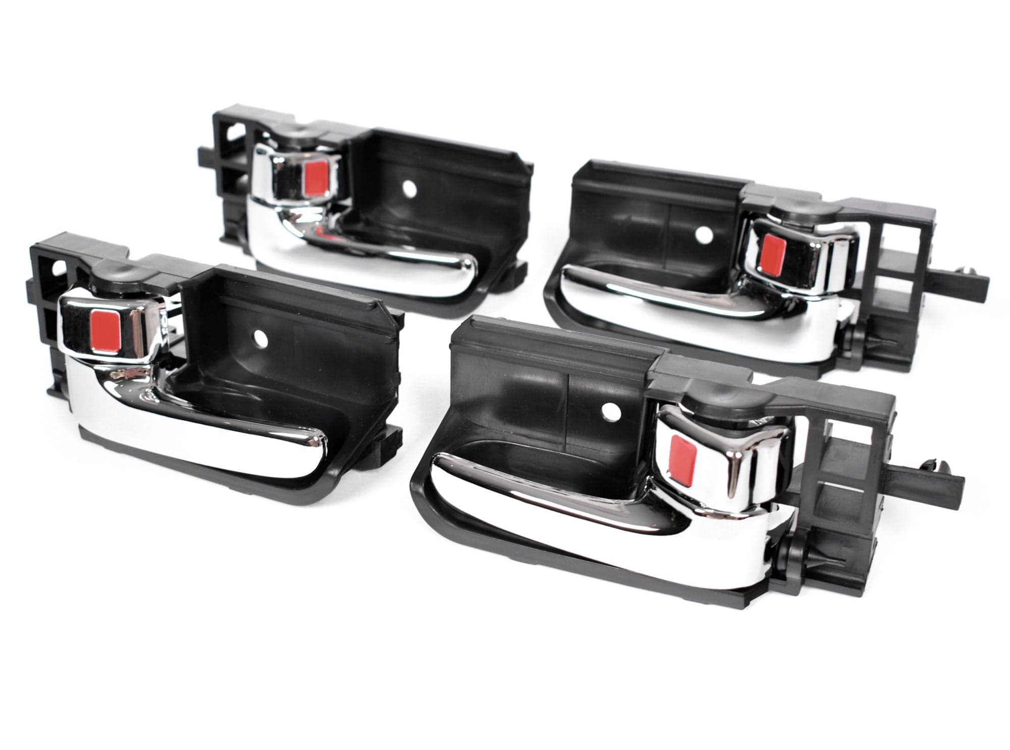 Set of 4 Pcs Inner Door Handle Chrome For Toyota Hiace / Corolla / Hilux