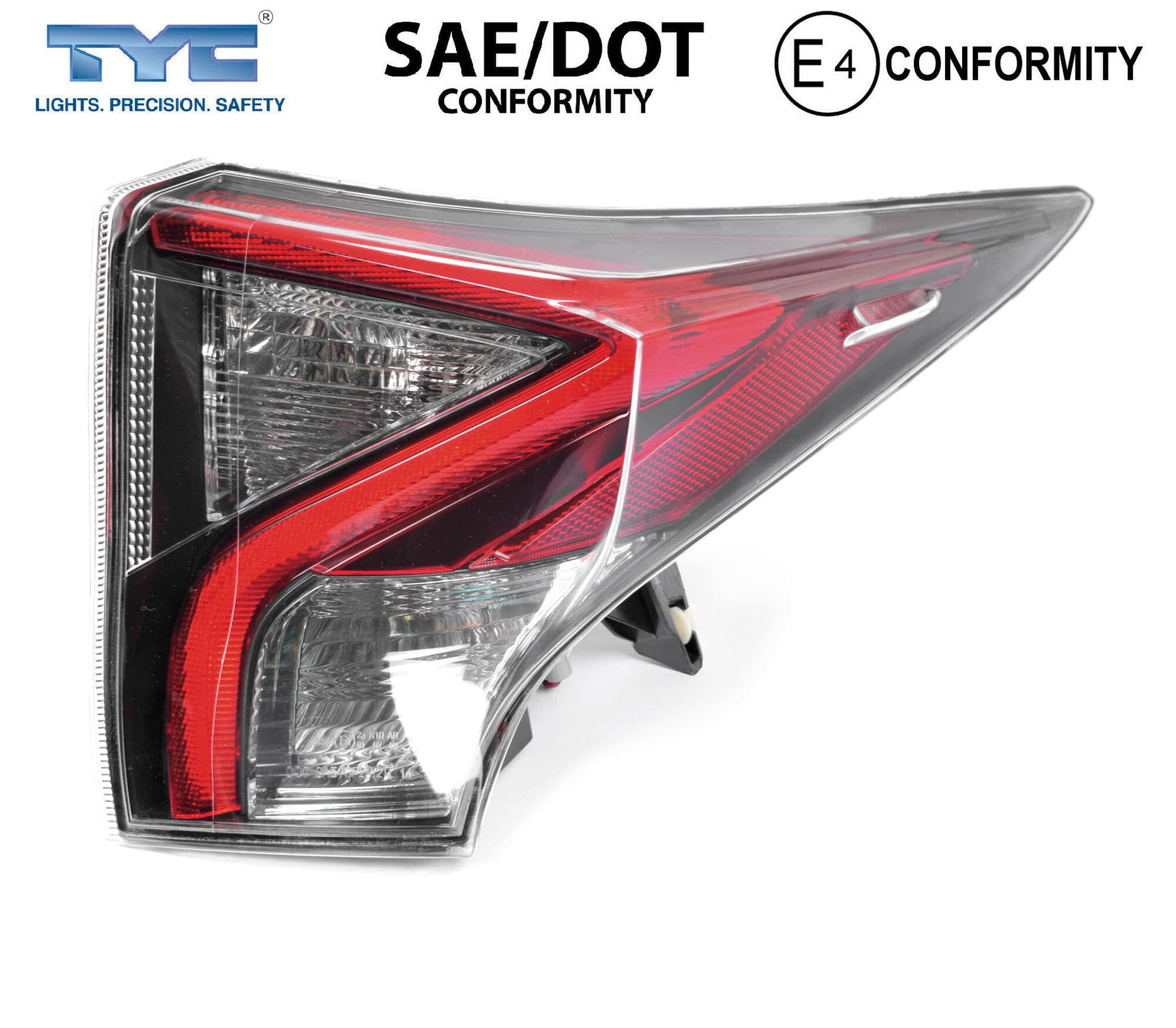 RH Right Upper Tail Light Rear Light LED For Toyota Prius ZVW50 view 2