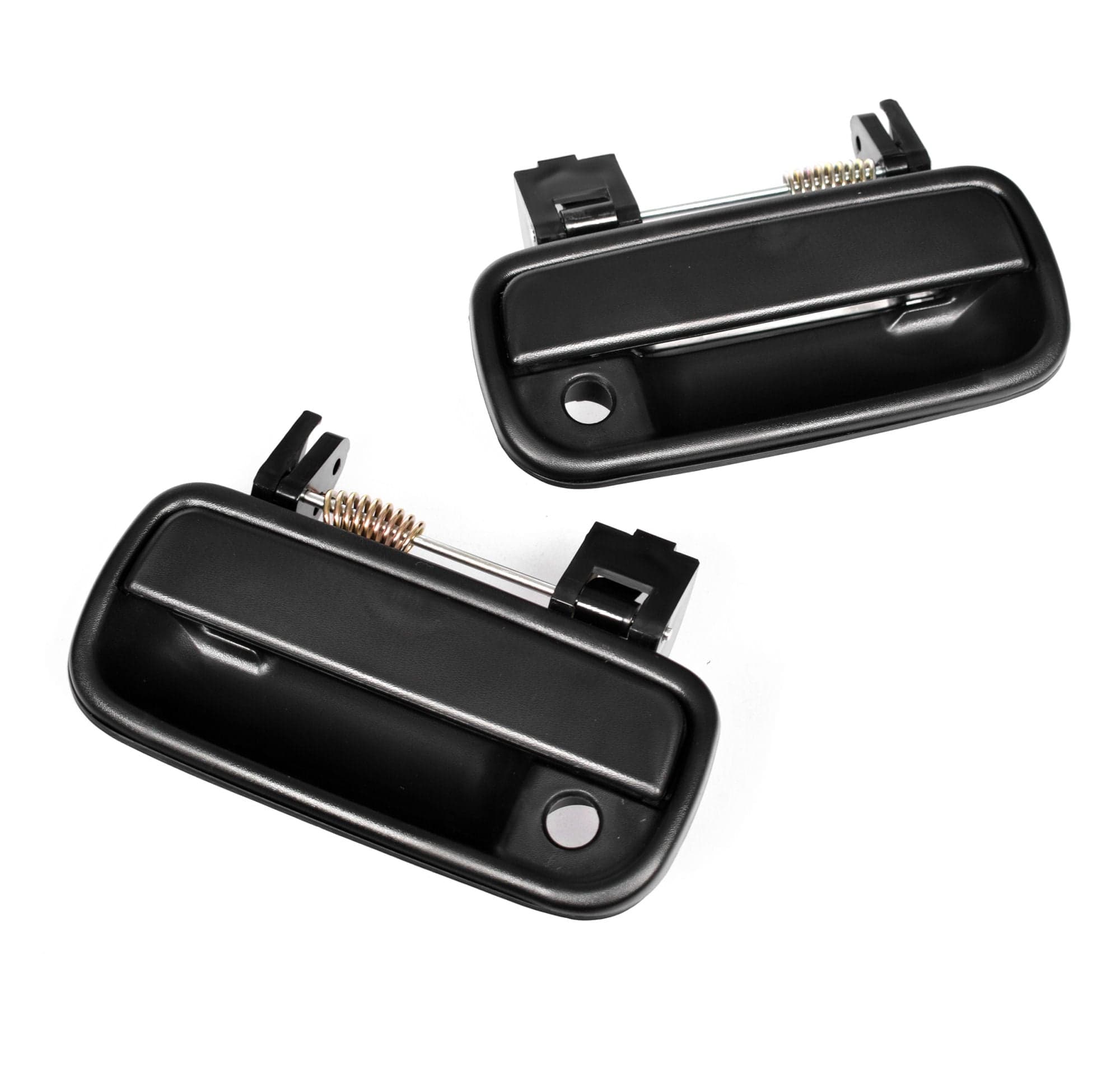 Pair LH+RH FRONT Outer Door Handle Black For Toyota Hilux RZN LN KZN 1997~2005
