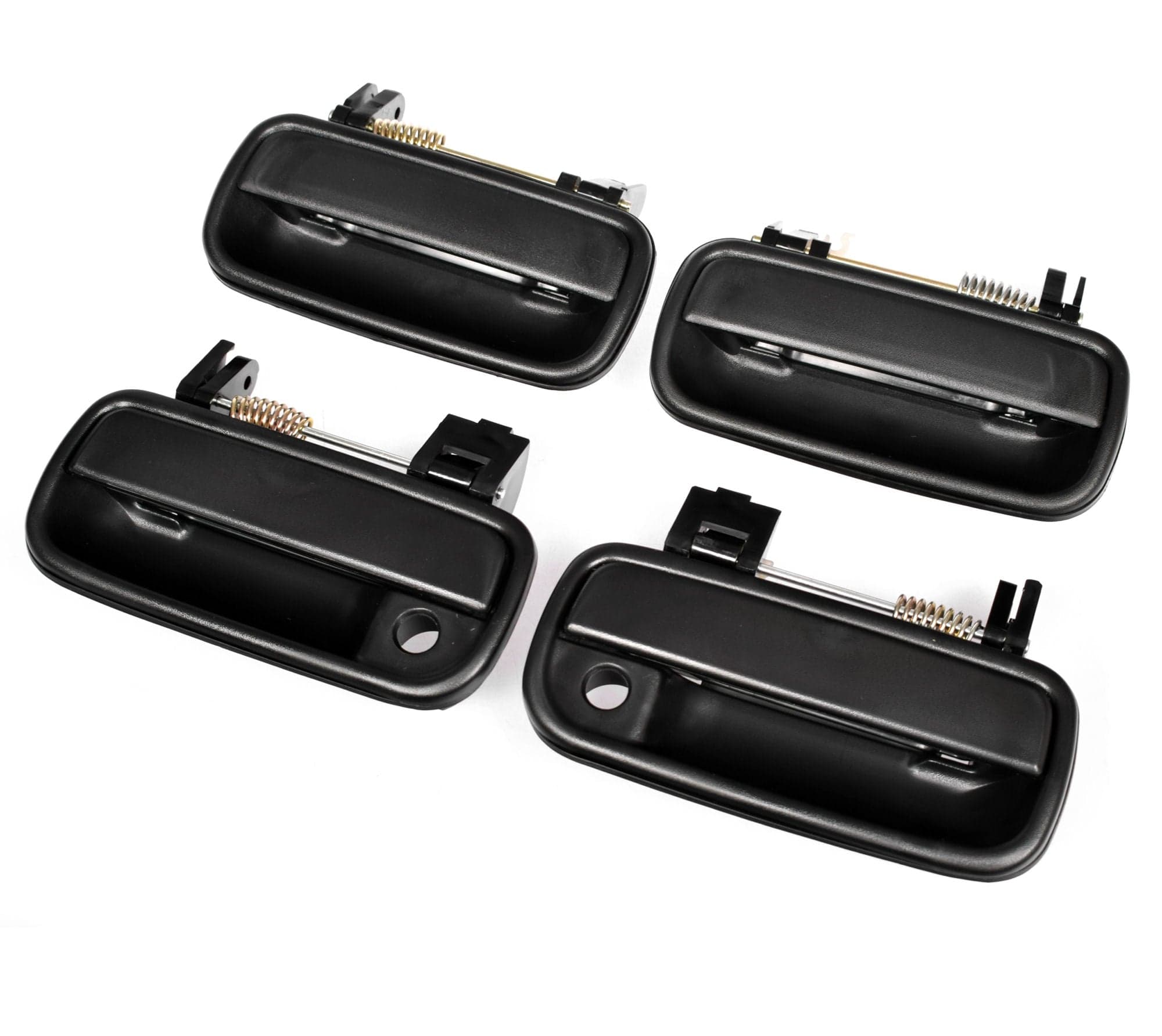 Set of 4 Pcs Outer Door Handle Black For Toyota Hilux RZN LN KZN 1997~2005