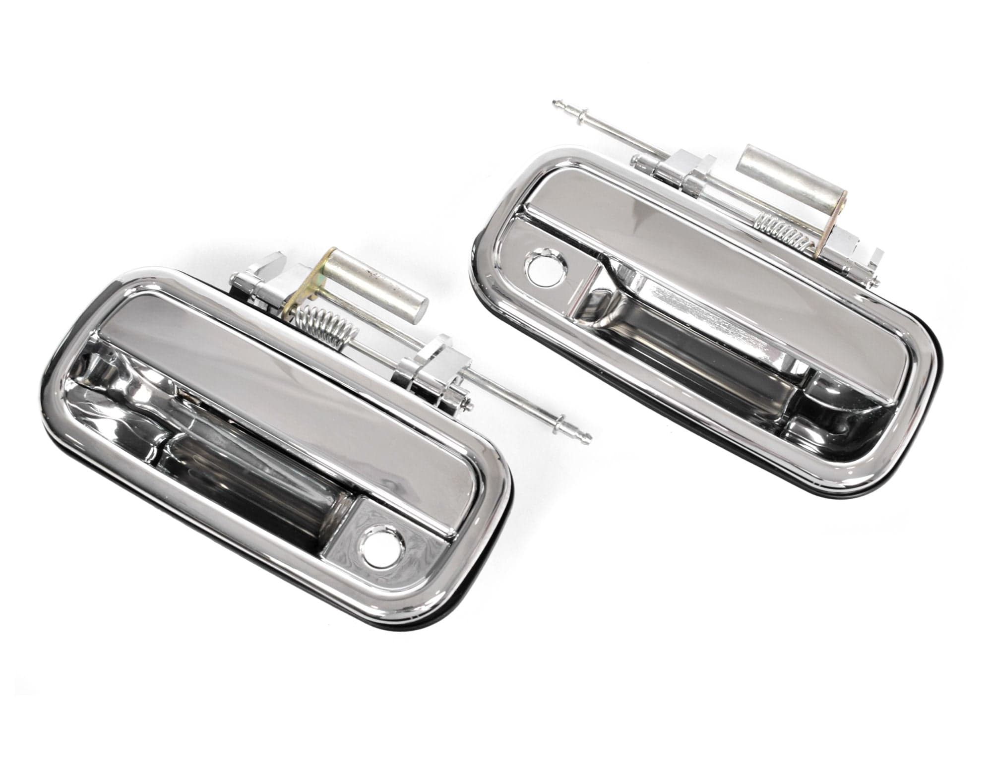 Pair LH+RH FRONT Outer Door Handle Chrome For Toyota Prado Series J95 1996~2002