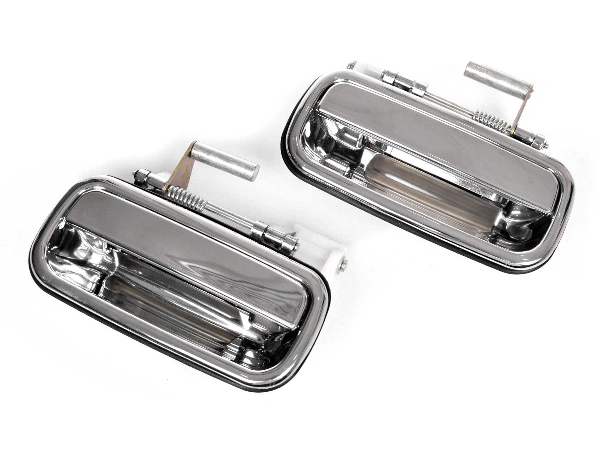 Pair LH+RH REAR Outer Door Handle Chrome For Toyota Prado Series J95 1996~2002