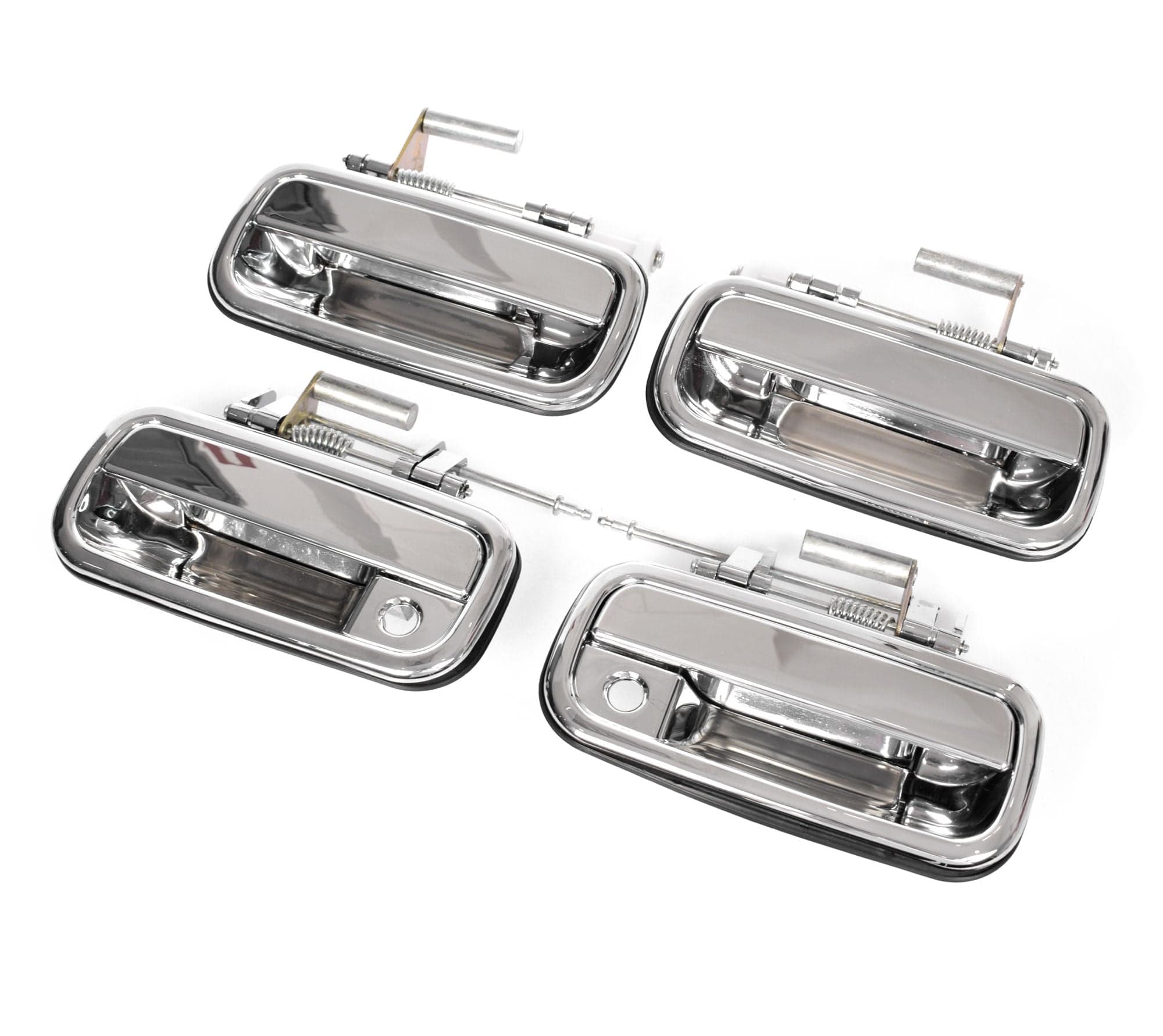 Set of 4 Pcs Outer Door Handle Chrome For Toyota Prado Series J95 1996~2002
