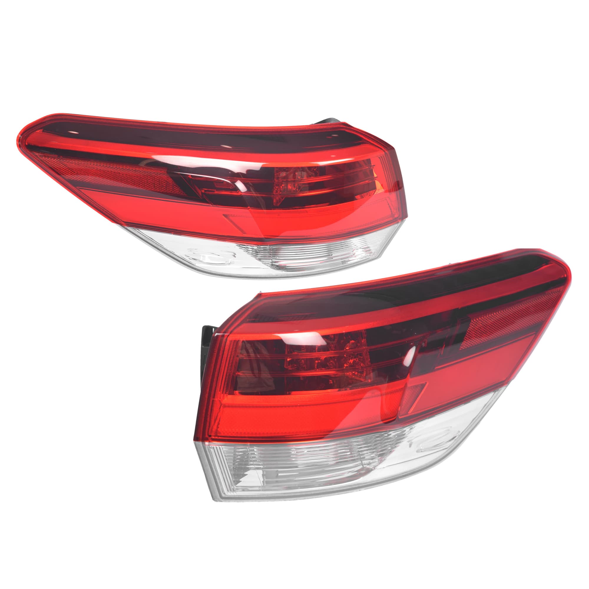 TYC Pair LH+RH Tail Light Lamp LED For Toyota Kluger GSU50 GSU55 16~20 *Emark