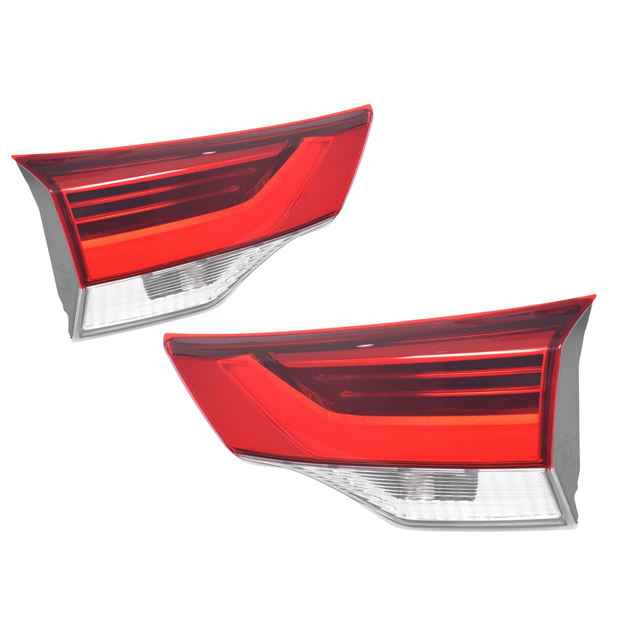 TYC Pair LH+RH Inner Tail Light Tailgate Lamp LED For Toyota Kluger GSU50 16~20